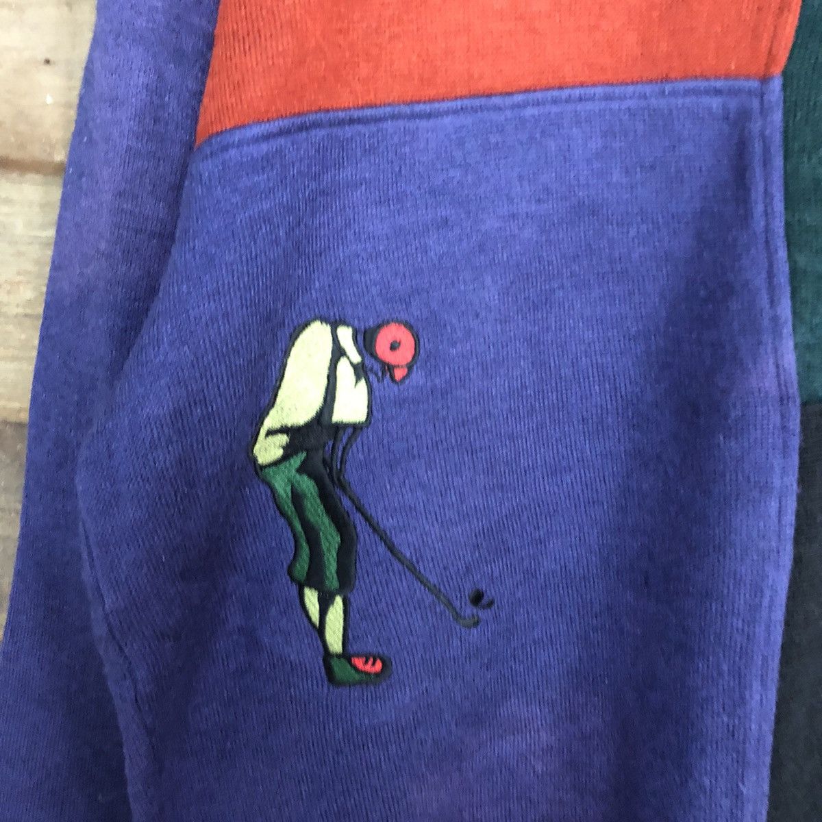 Vintage City House Golf vintage knitwear Purple Sweatshirt #414B Size US L / EU 52-54 / 3 - 10 Thumbnail