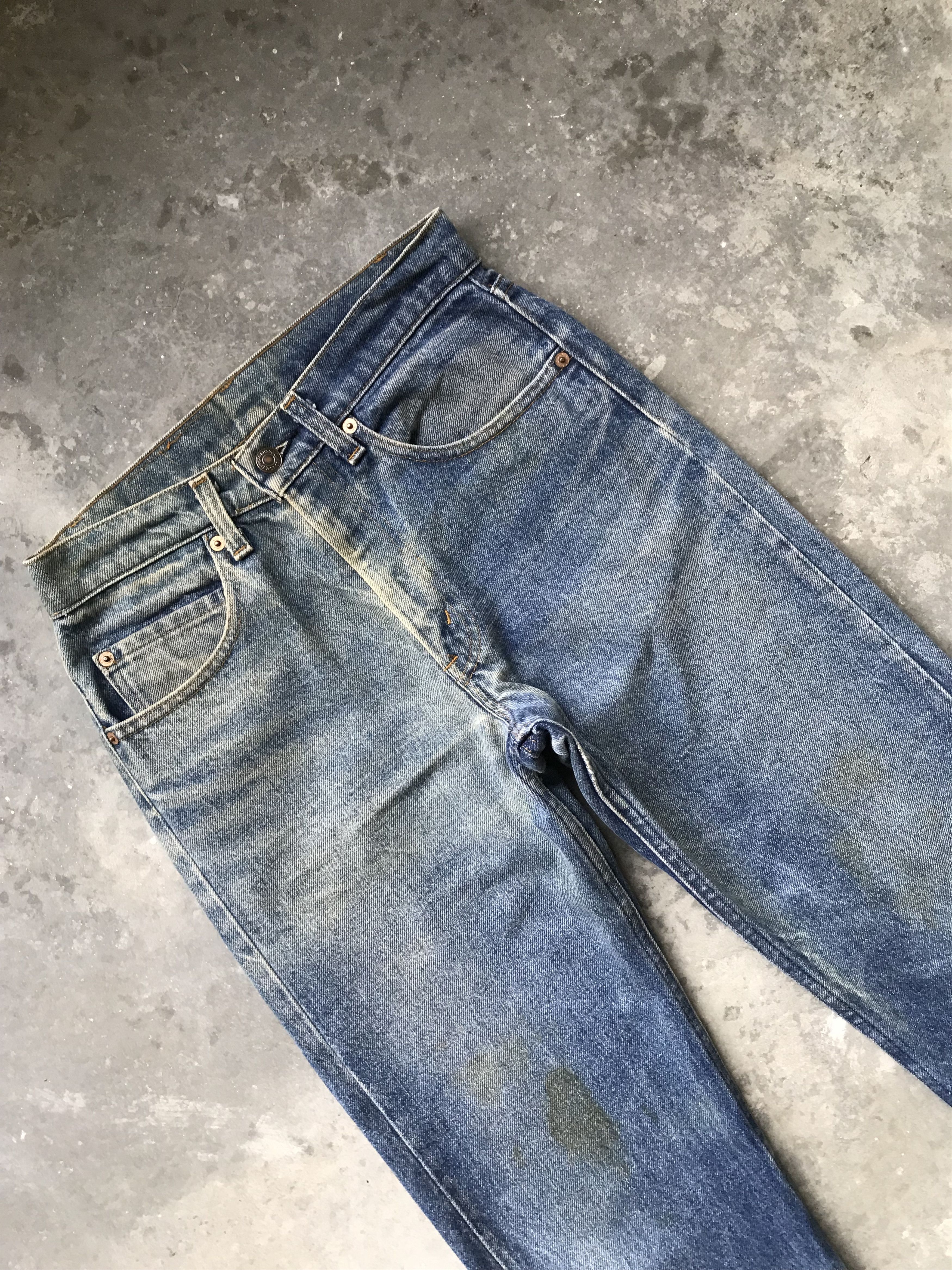 Levi's VLEV36 - Vintage 90s Levis 505 - 0217 Jeans Size US 28 / EU 44 - 2 Thumbnail