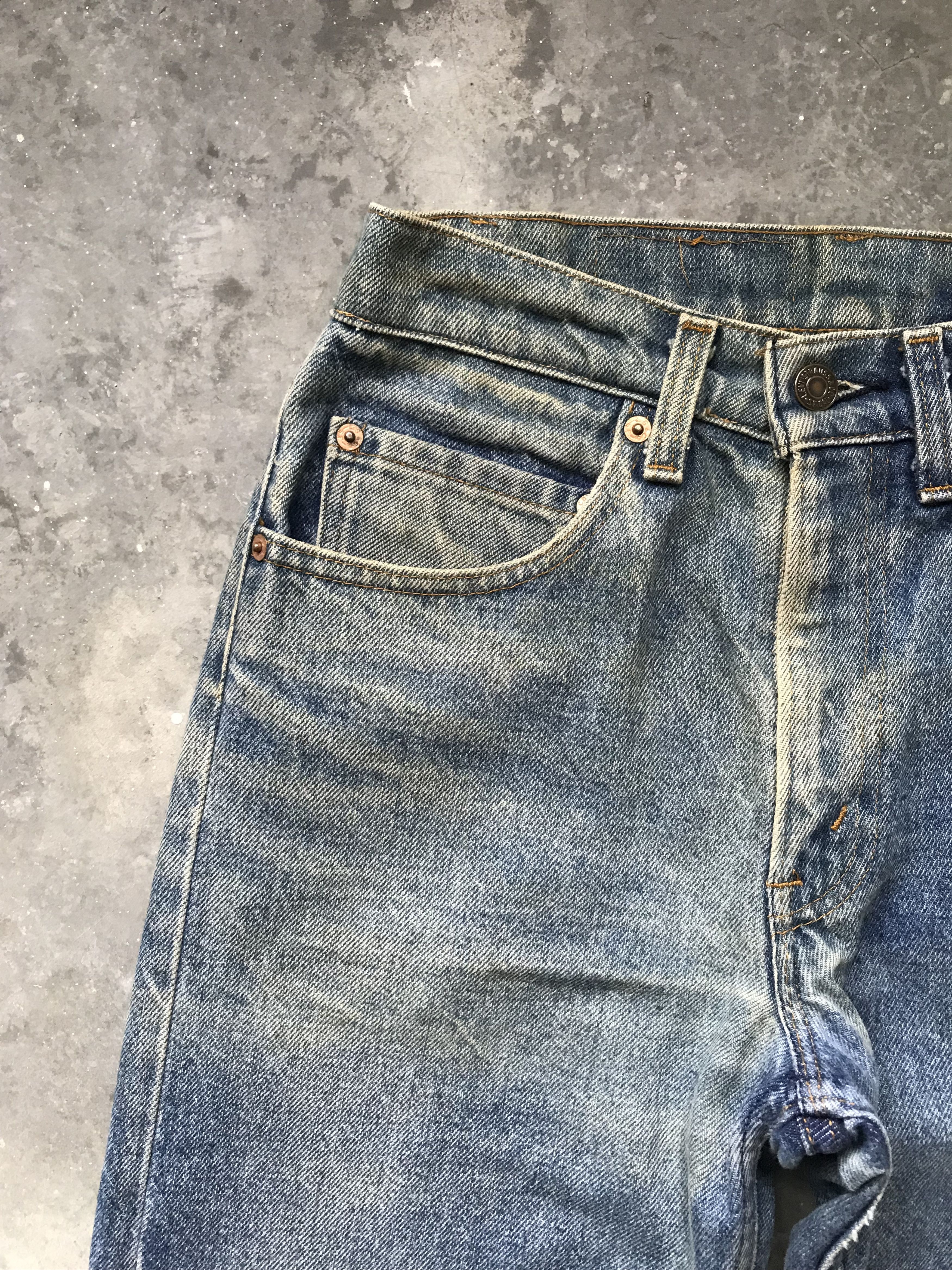 Levi's VLEV36 - Vintage 90s Levis 505 - 0217 Jeans Size US 28 / EU 44 - 4 Thumbnail