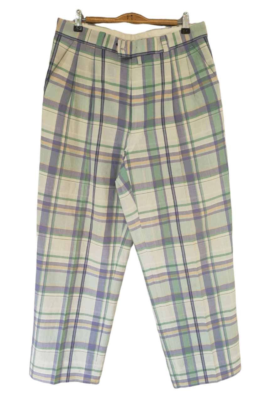 Kenzo Kenzo Golf Checkered Trouser Size US 33 - 1 Thumbnail
