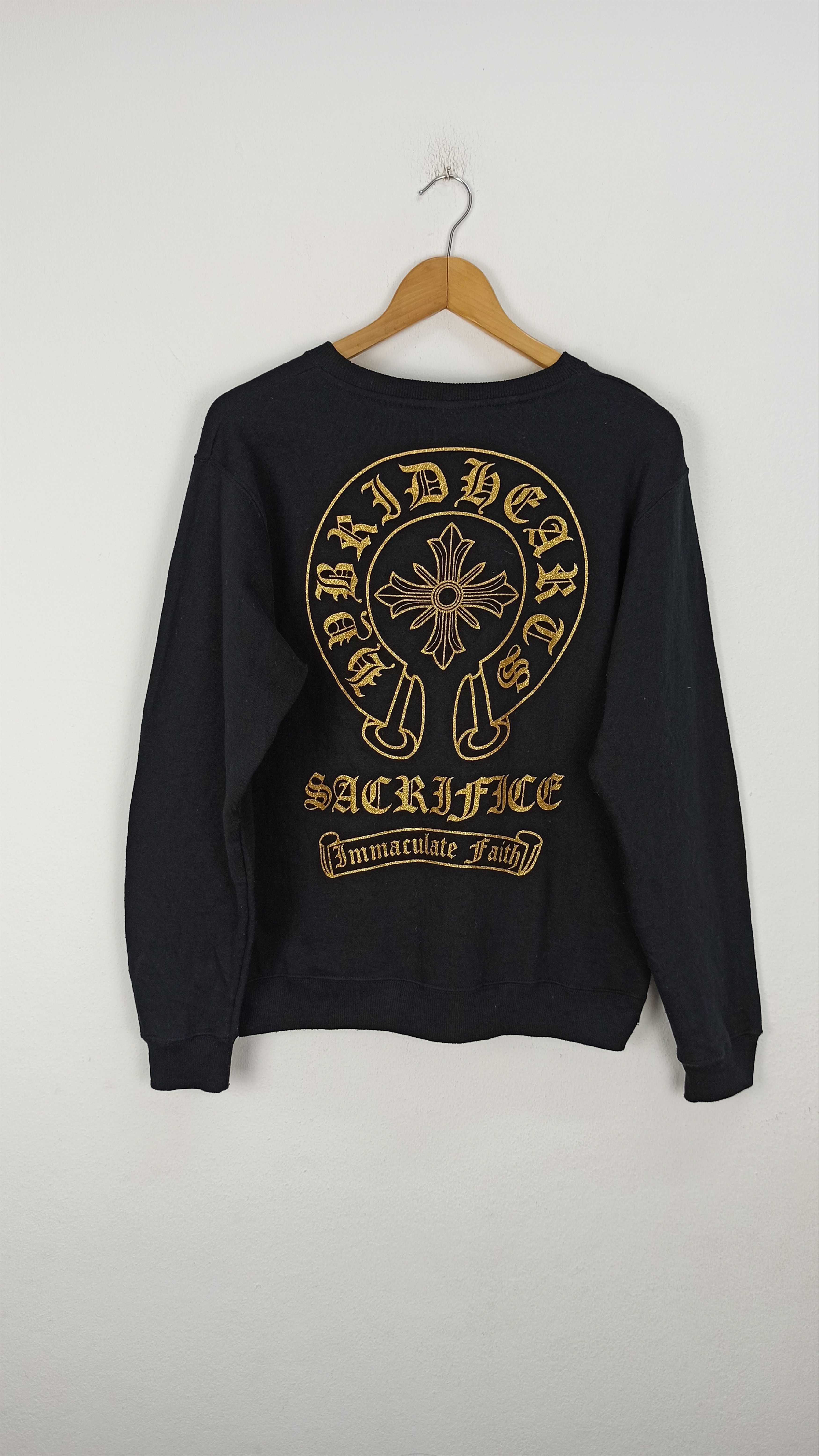 If Six Was Nine Sweatshirt Luxuries Cross Tatto Logo Crewneck Size US M / EU 48-50 / 2 - 1 Thumbnail