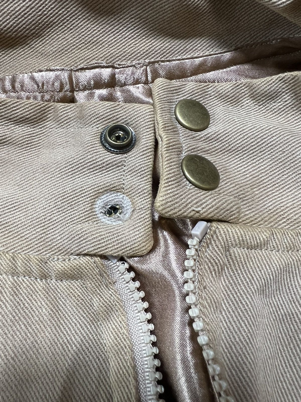 Vintage 70s 80s Canvas Gold Rayon Lined Workers Chore Jacket Size US XL / EU 56 / 4 - 6 Thumbnail