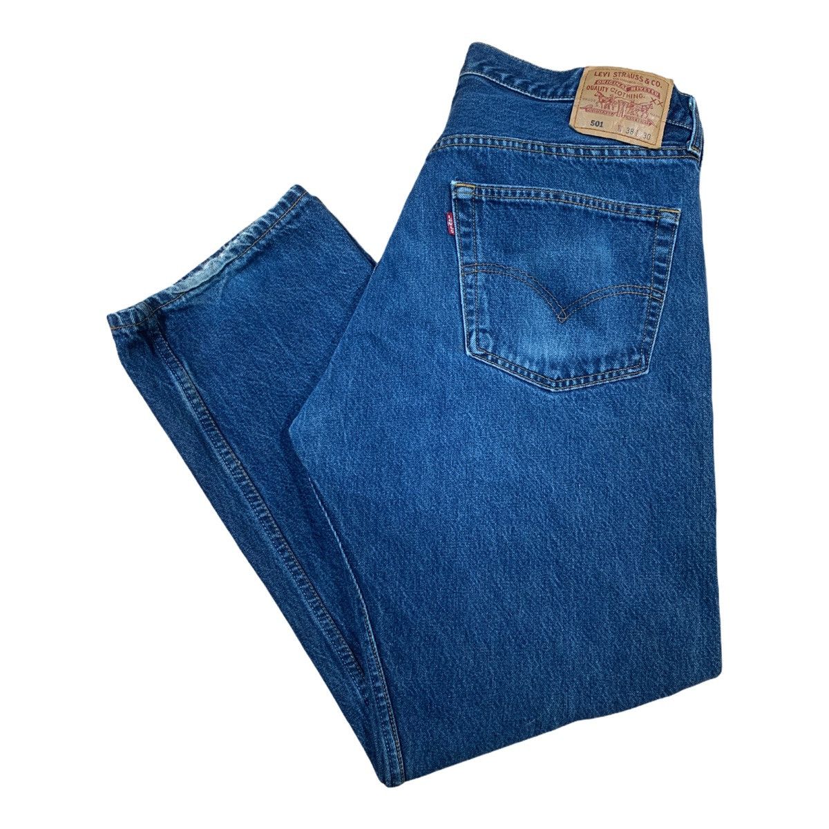 Levi's × Levi's Vintage Clothing × Vintage Vintage 90s Levi’s 501 Faded Denim Jeans Pants Made In 🇨🇦 Size US 36 / EU 52 - 1 Thumbnail