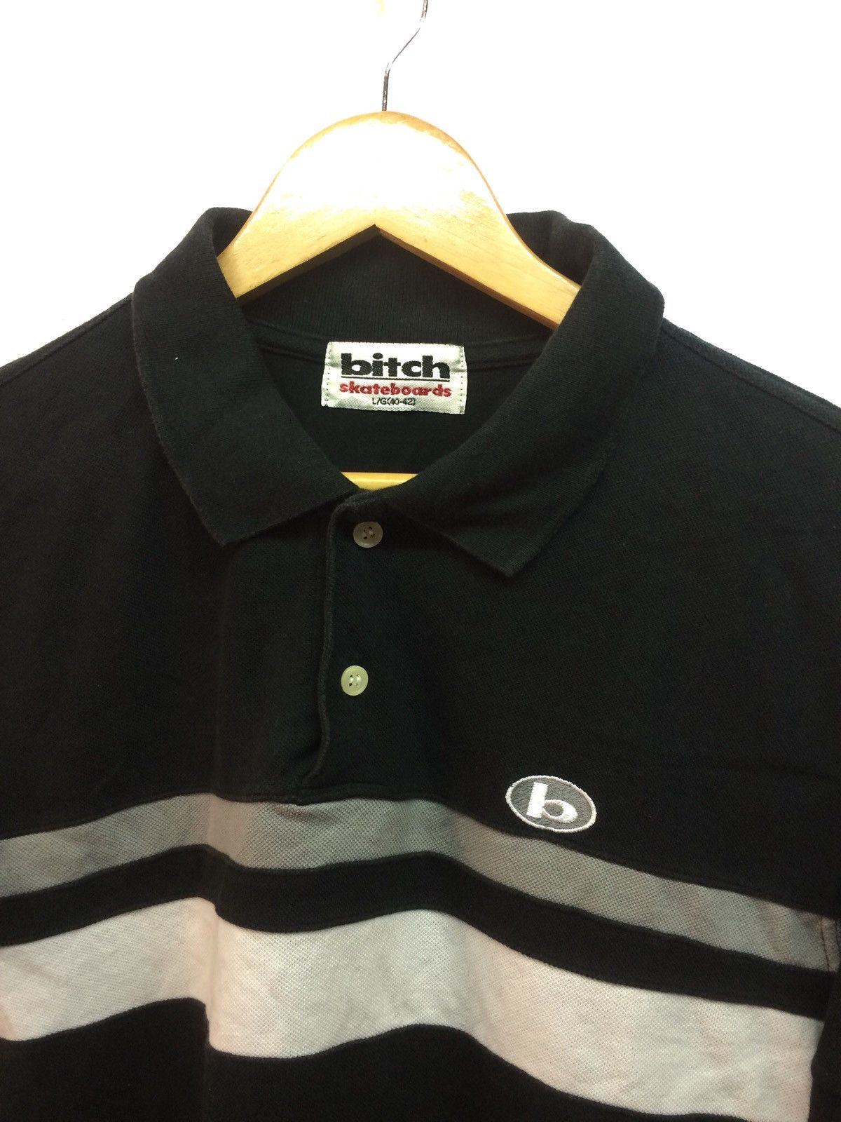 Vintage Urgent Sale!! Vintage Bitch Skateboard tees polos Size US S / EU 44-46 / 1 - 2 Thumbnail