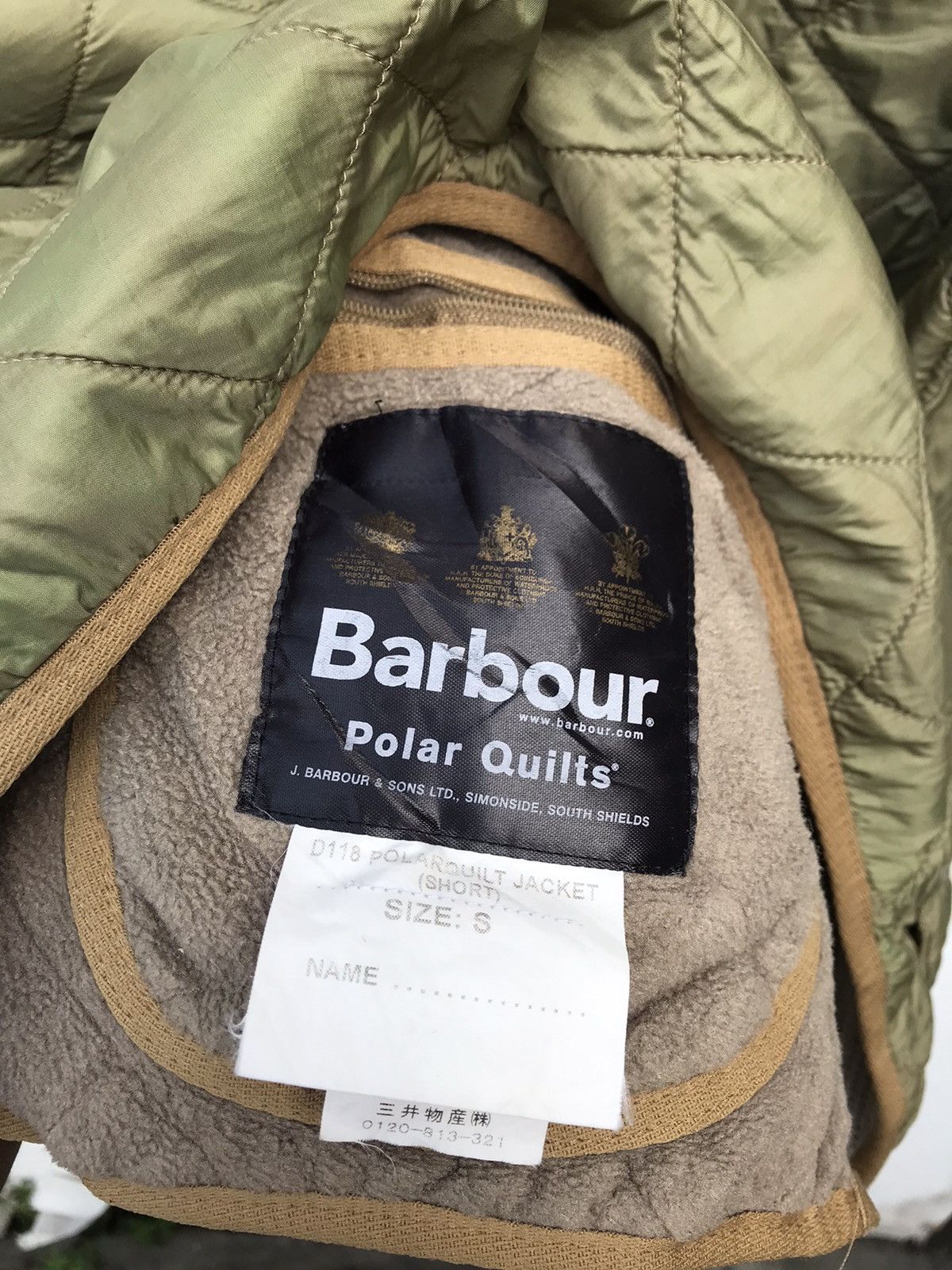 Barbour Barbour Polar Quilt Jacket ( STAINS ) Size US M / EU 48-50 / 2 - 17 Thumbnail