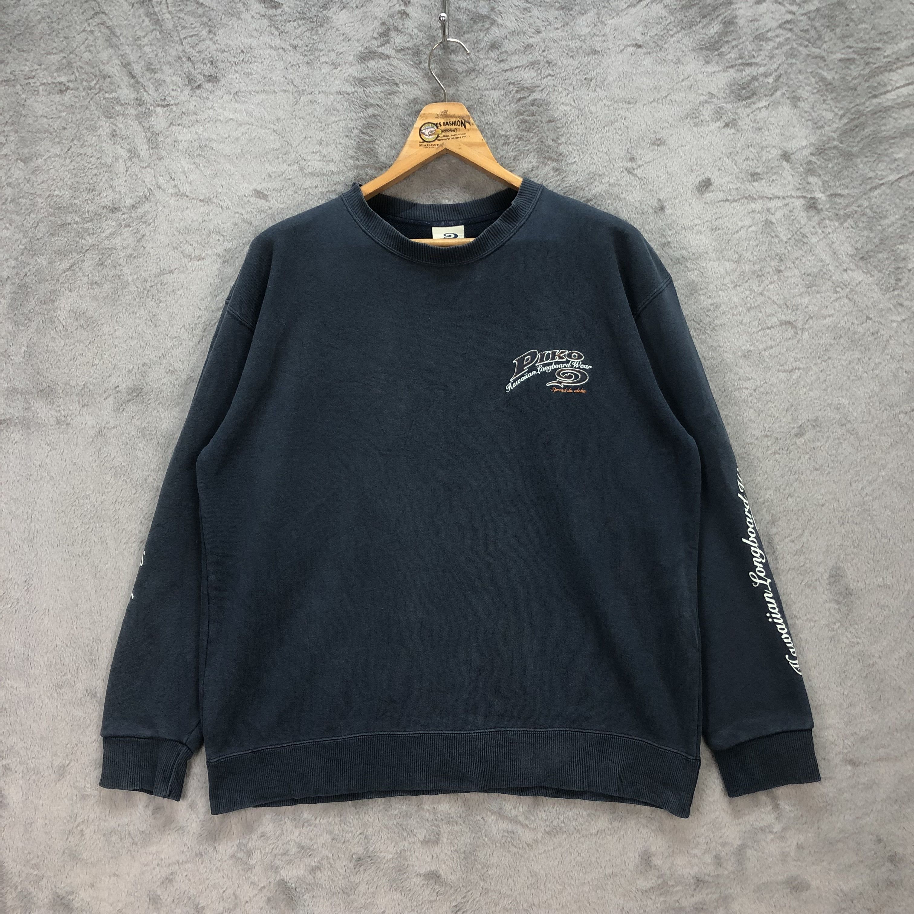 Vintage Vintage Piko Hawaiian Longboard Wear Sweatshirts #5789-206 Size US L / EU 52-54 / 3 - 5 Thumbnail