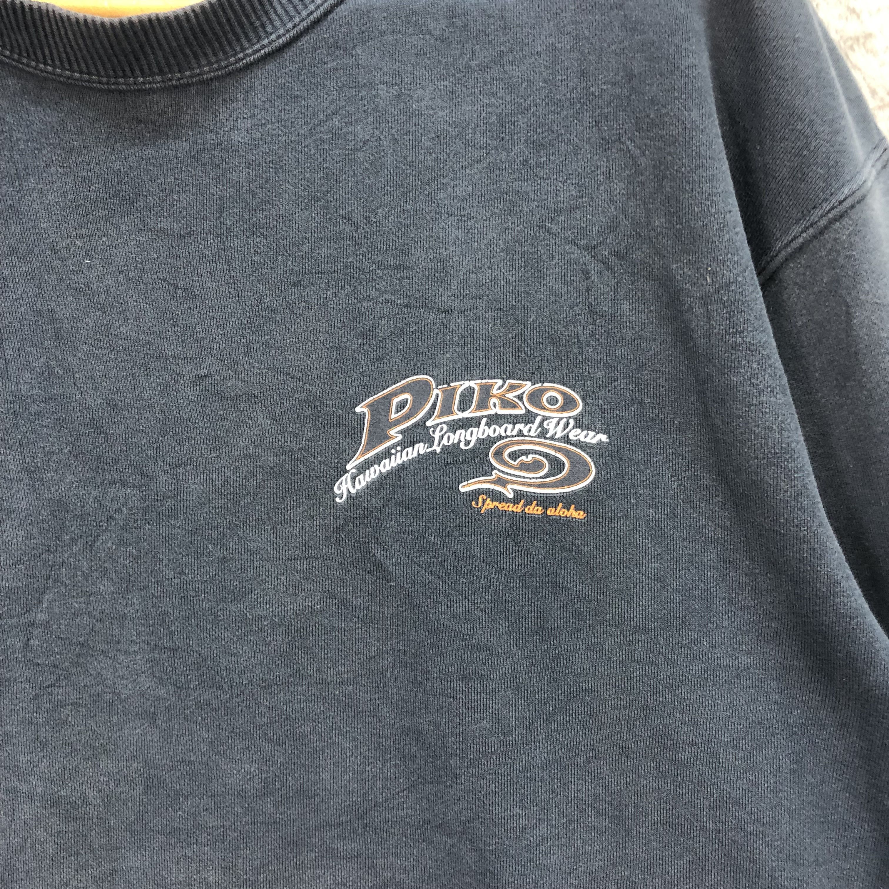 Vintage Vintage Piko Hawaiian Longboard Wear Sweatshirts #5789-206 Size US L / EU 52-54 / 3 - 7 Thumbnail
