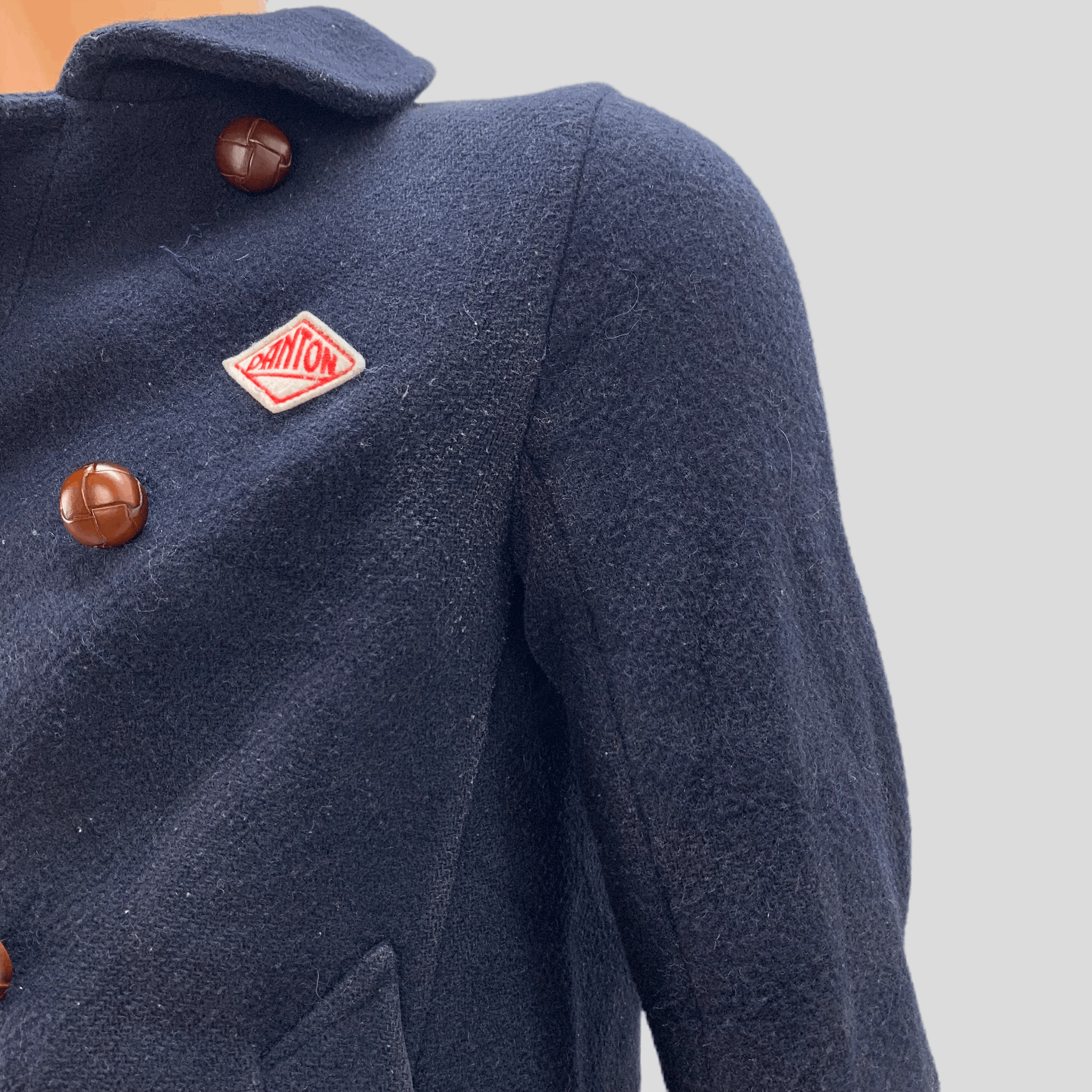 Danton Danton Wool Long Coat / Overcoat #3683-001 Size XS / US 0-2 / IT 36-38 - 4 Thumbnail
