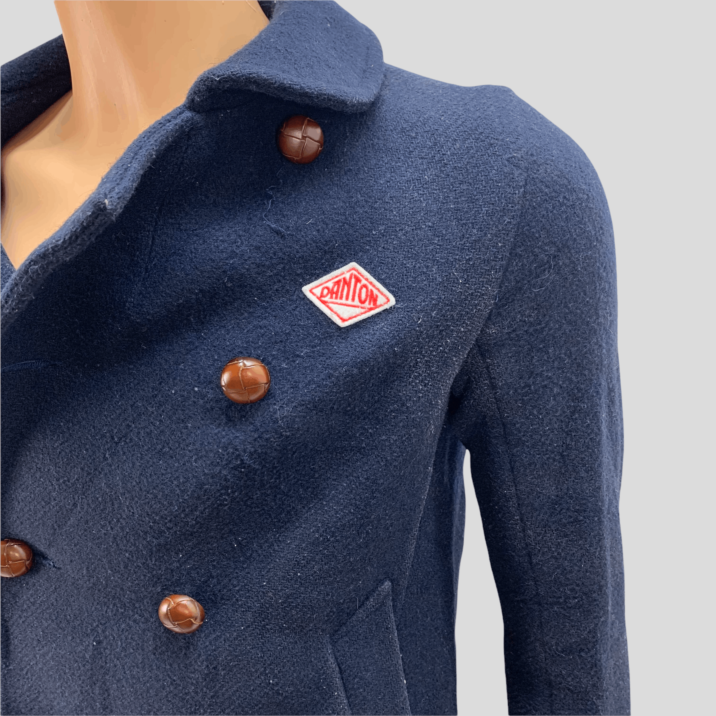 Danton Danton Wool Long Coat / Overcoat #3683-001 Size XS / US 0-2 / IT 36-38 - 3 Thumbnail