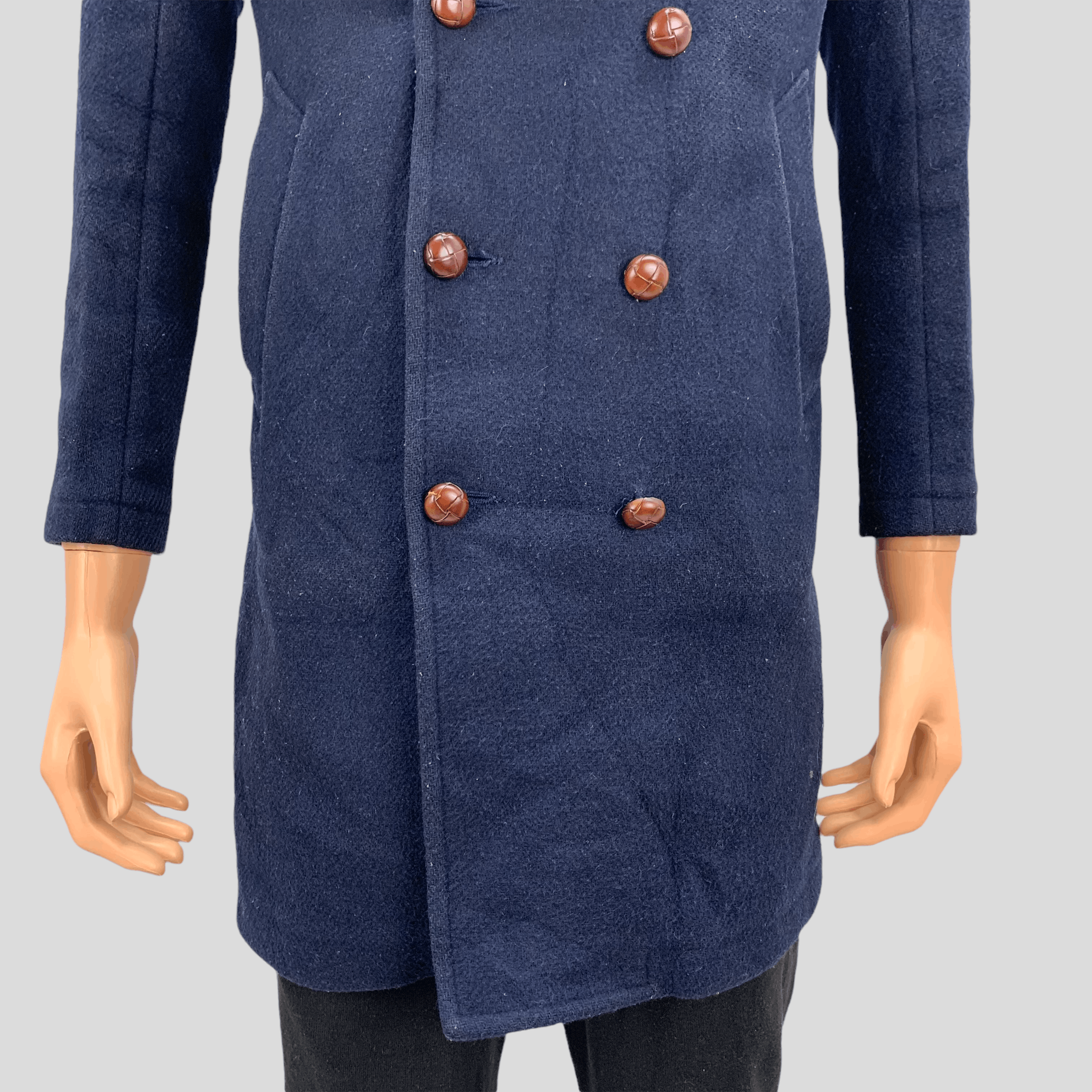 Danton Danton Wool Long Coat / Overcoat #3683-001 Size XS / US 0-2 / IT 36-38 - 6 Thumbnail