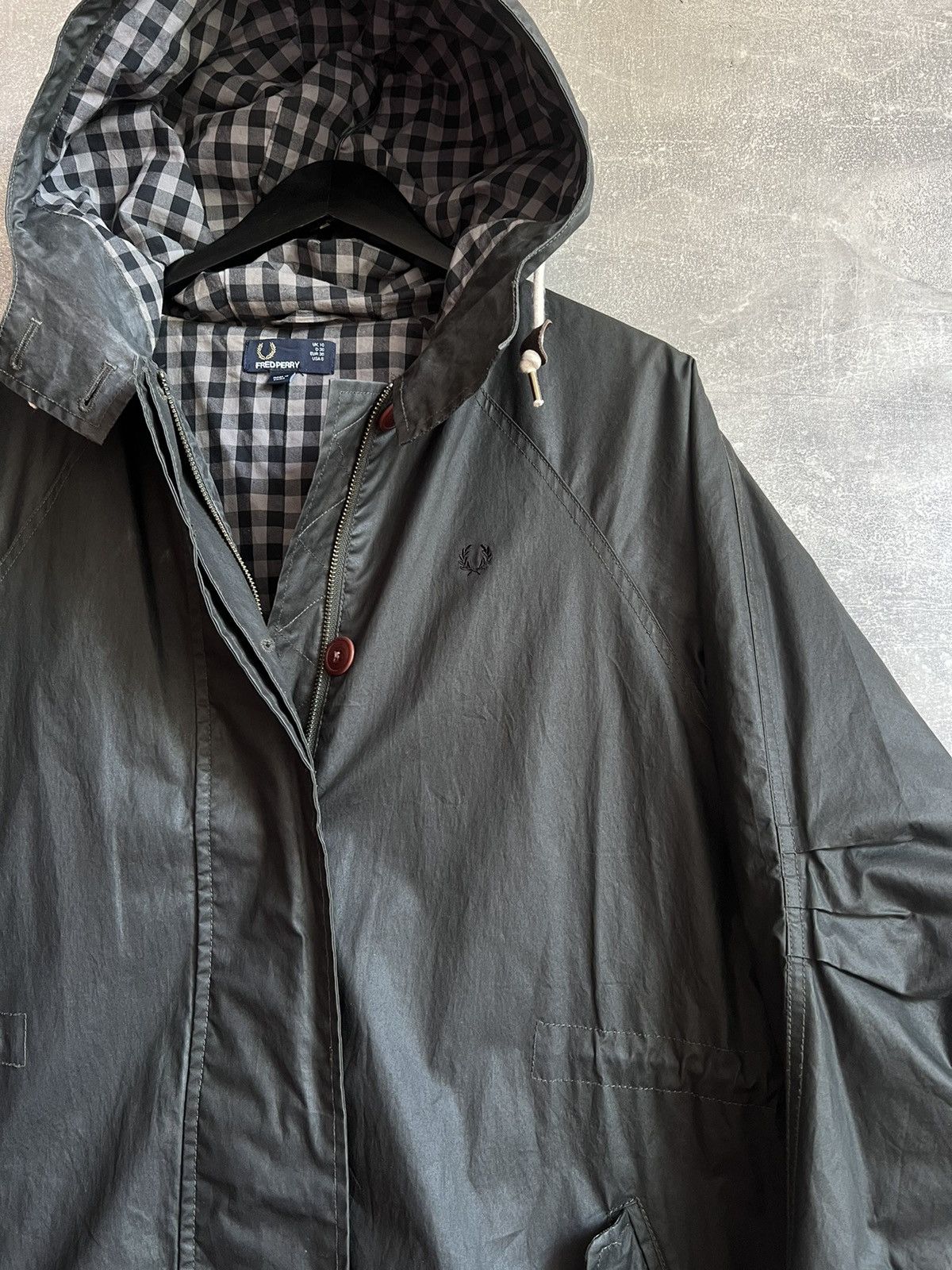 Fred Perry Vintage Fred Perry Parka Jacket Size USA 6 UK 10 Size M / US 6-8 / IT 42-44 - 2 Thumbnail