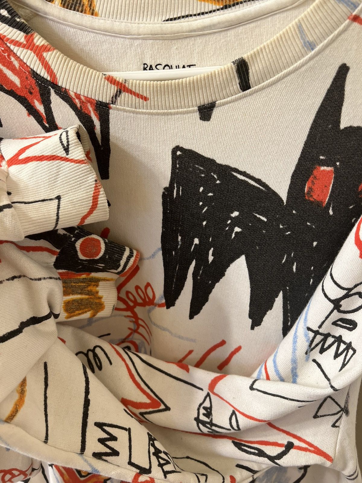 Jean-Michel Basquiat Fullprint Jean Micheal Basquiat Sweatshirt Size US M / EU 48-50 / 2 - 7 Thumbnail