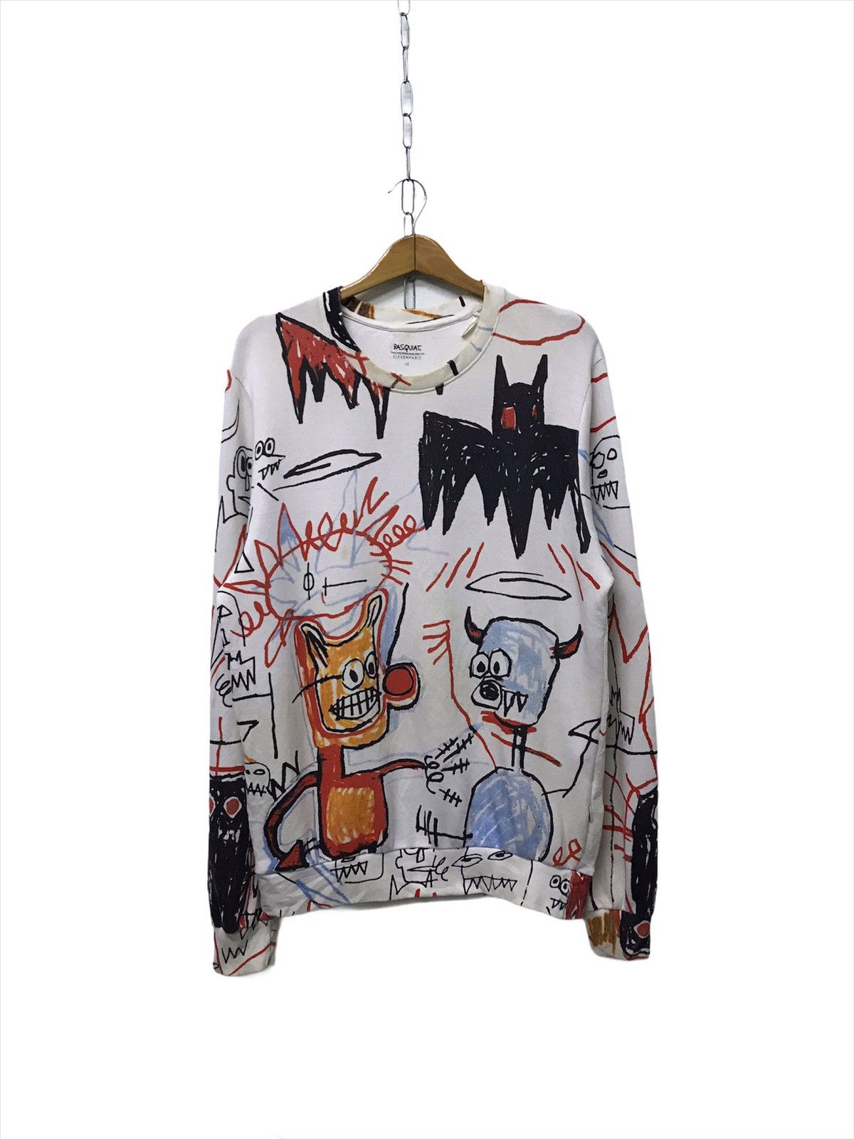 Jean-Michel Basquiat Fullprint Jean Micheal Basquiat Sweatshirt Size US M / EU 48-50 / 2 - 1 Thumbnail