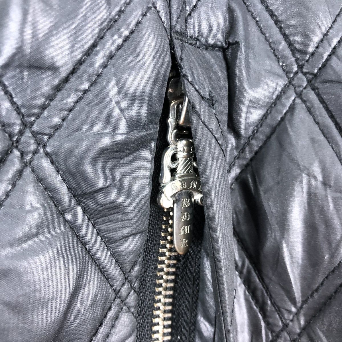Vintage Vintage Body Maker Chrome Hearts Design Style Quilted Jacket Size US L / EU 52-54 / 3 - 15 Thumbnail