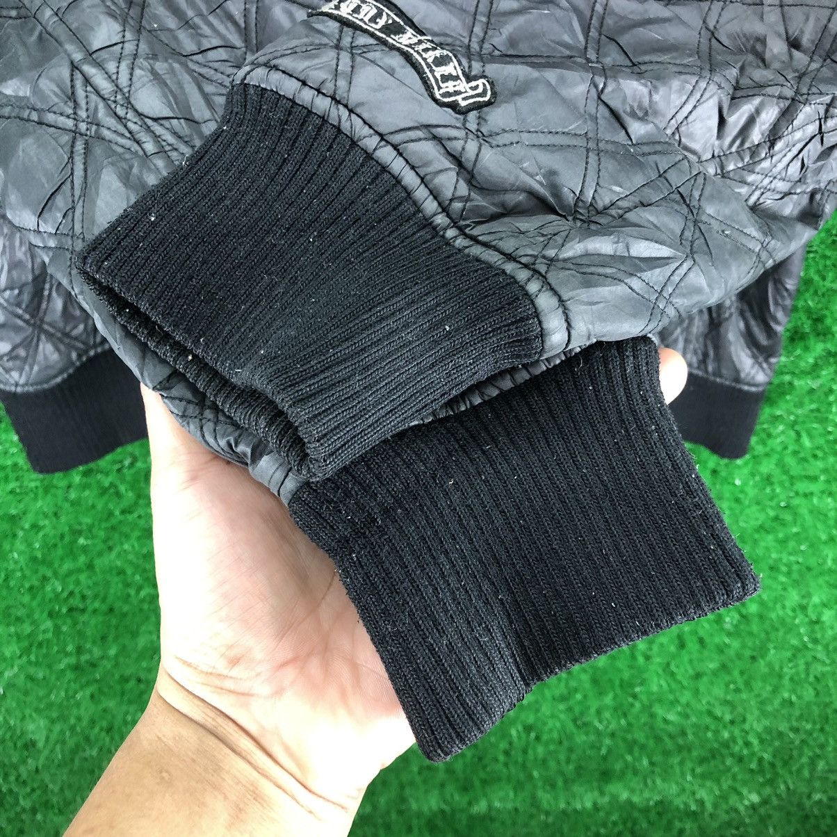 Vintage Vintage Body Maker Chrome Hearts Design Style Quilted Jacket Size US L / EU 52-54 / 3 - 13 Thumbnail
