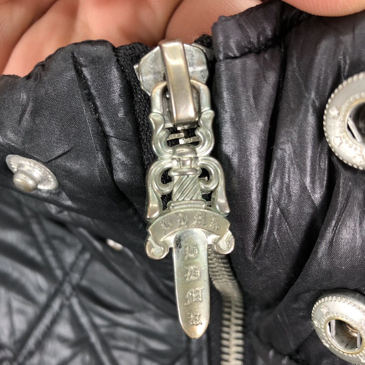 Vintage Vintage Body Maker Chrome Hearts Design Style Quilted Jacket Size US L / EU 52-54 / 3 - 14 Thumbnail