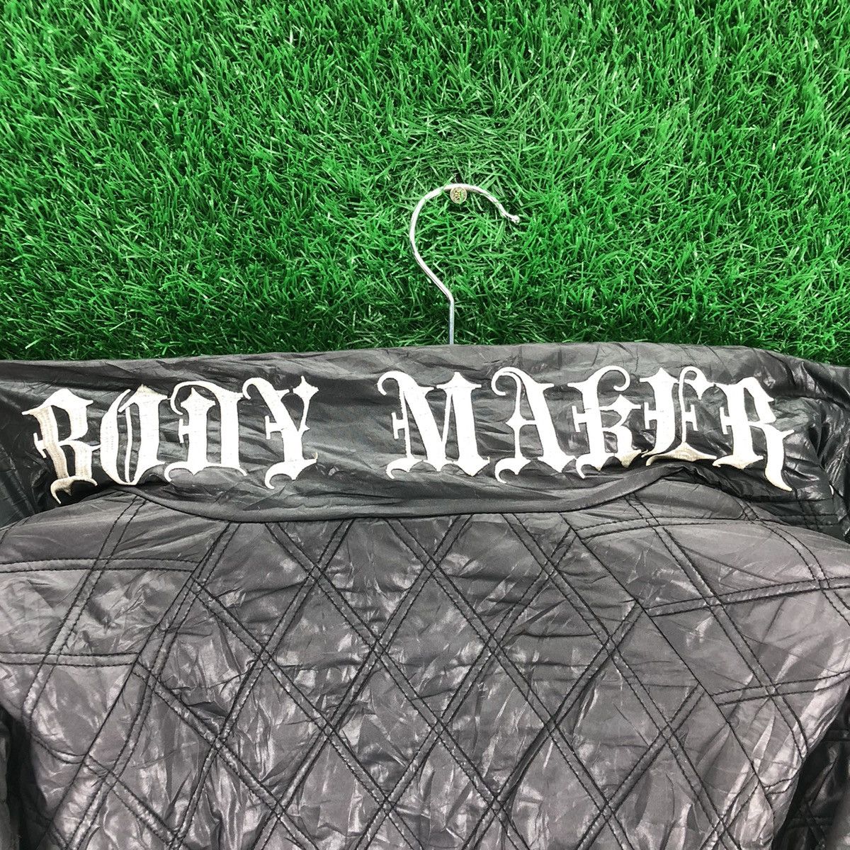 Vintage Vintage Body Maker Chrome Hearts Design Style Quilted Jacket Size US L / EU 52-54 / 3 - 10 Thumbnail