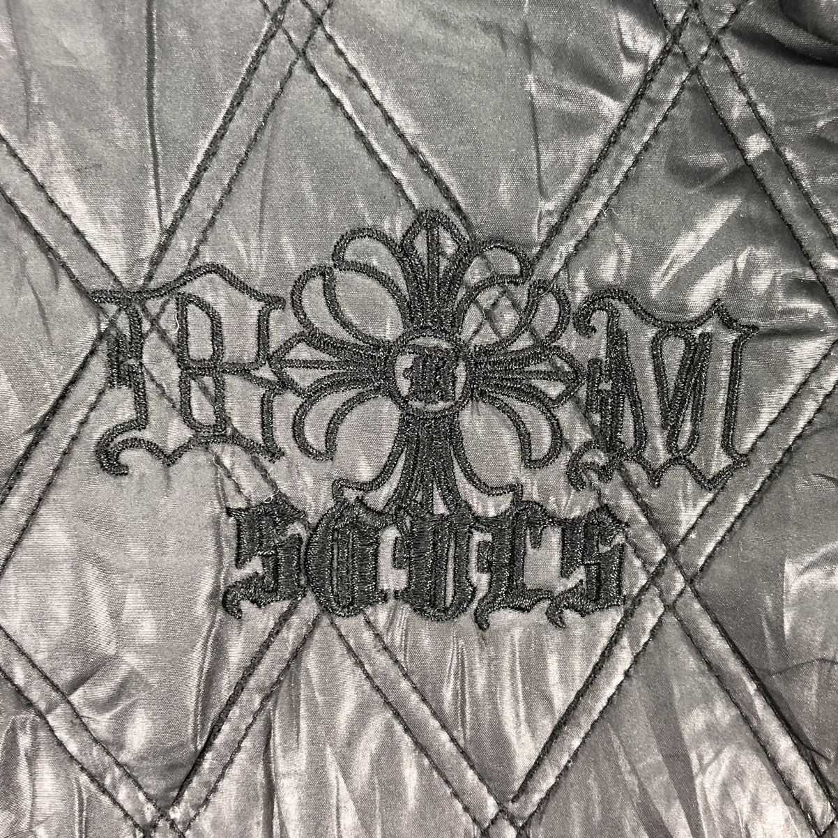 Vintage Vintage Body Maker Chrome Hearts Design Style Quilted Jacket Size US L / EU 52-54 / 3 - 9 Thumbnail