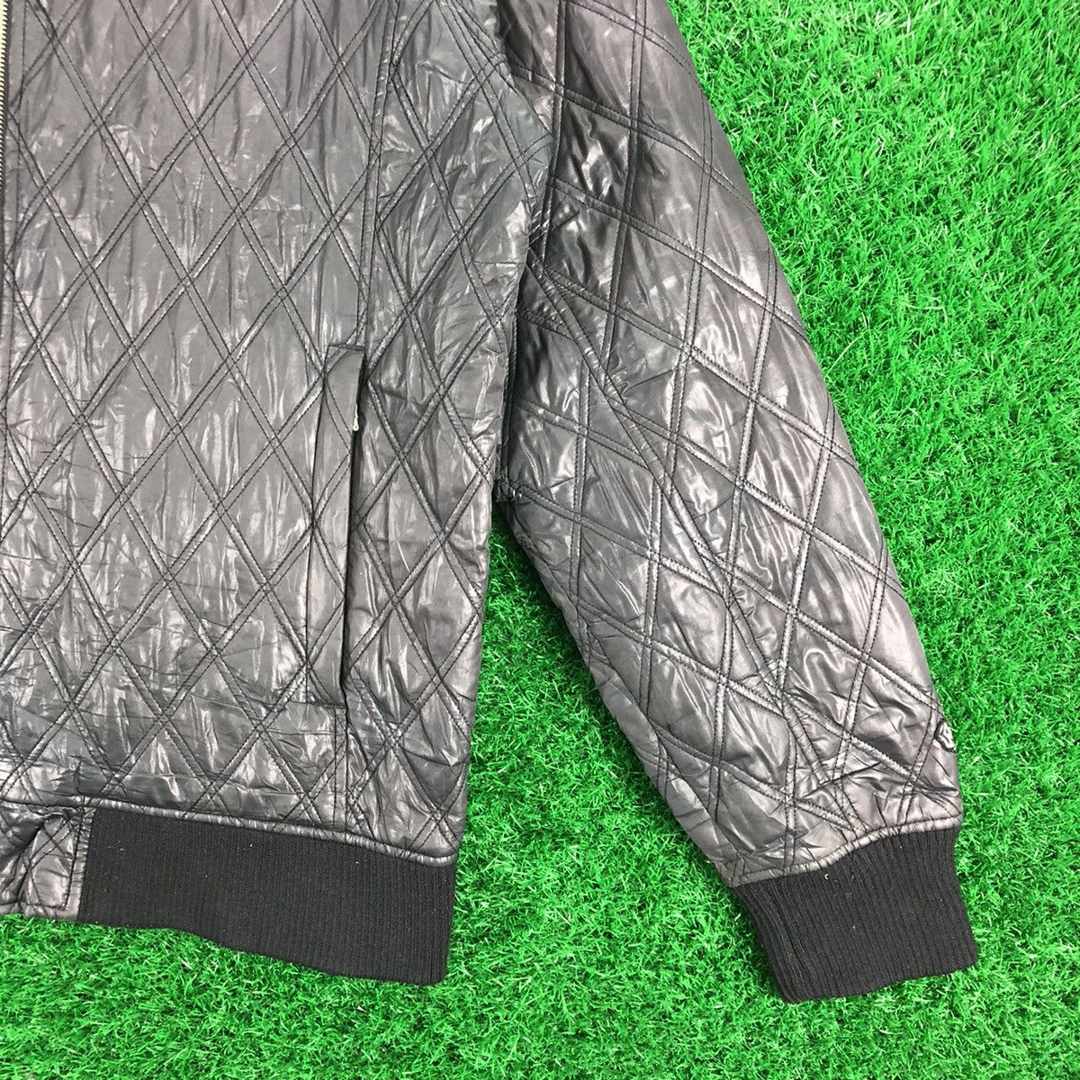Vintage Vintage Body Maker Chrome Hearts Design Style Quilted Jacket Size US L / EU 52-54 / 3 - 3 Thumbnail