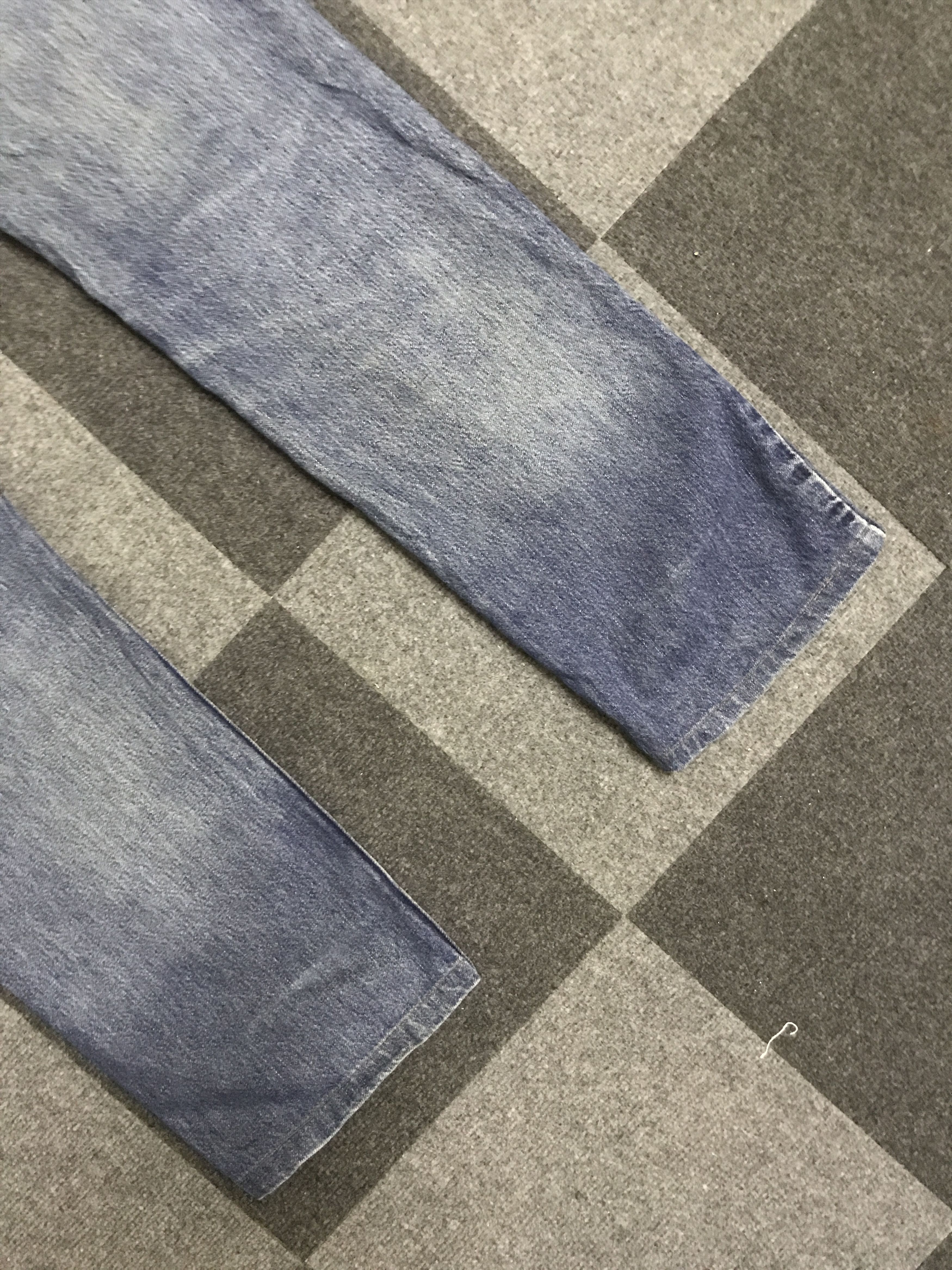 Levi's VLEV128-Vtg Levis 519 Blue Wash Distressed Jeans Size US 30 / EU 46 - 12 Thumbnail
