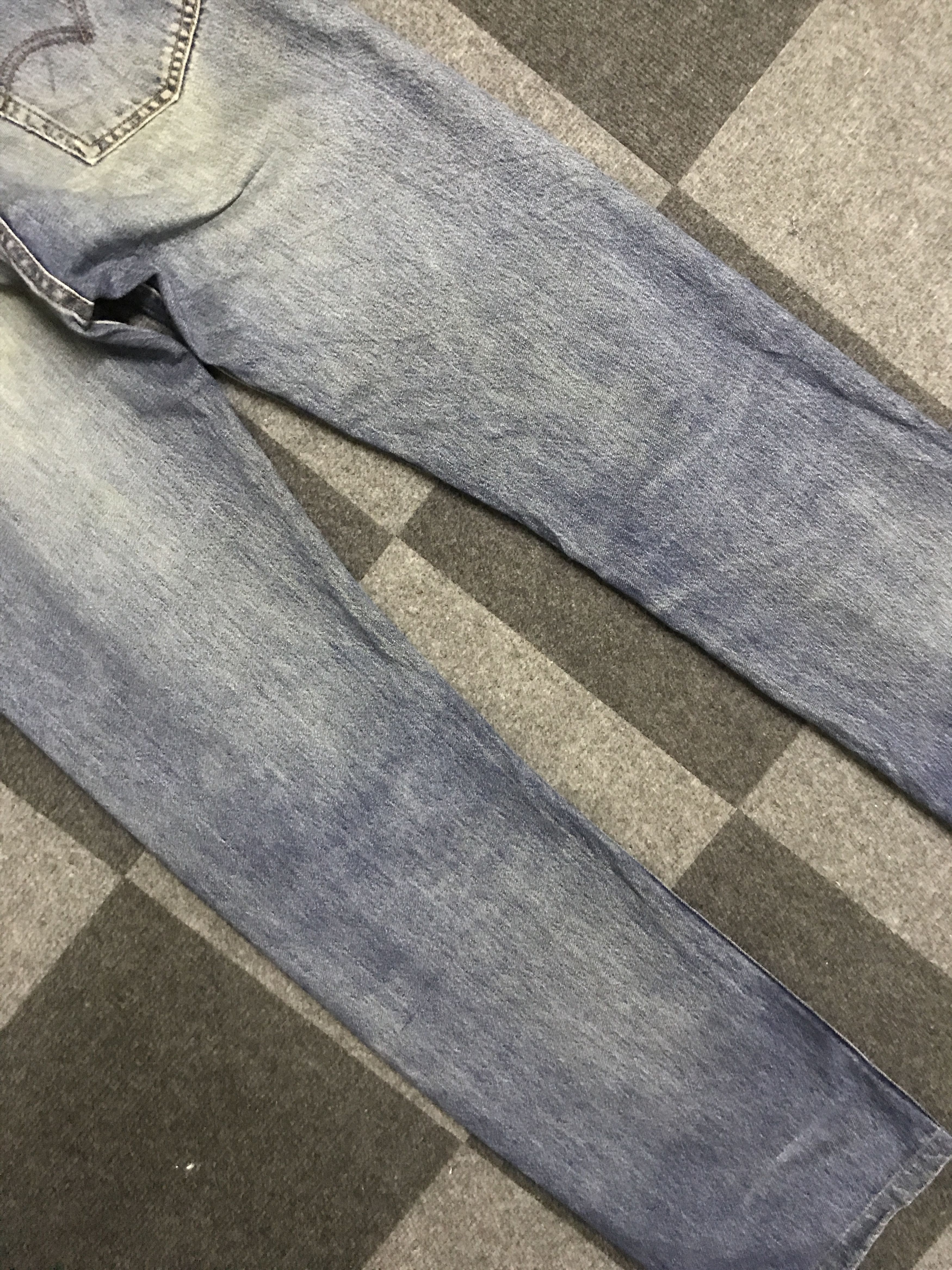 Levi's VLEV128-Vtg Levis 519 Blue Wash Distressed Jeans Size US 30 / EU 46 - 11 Thumbnail