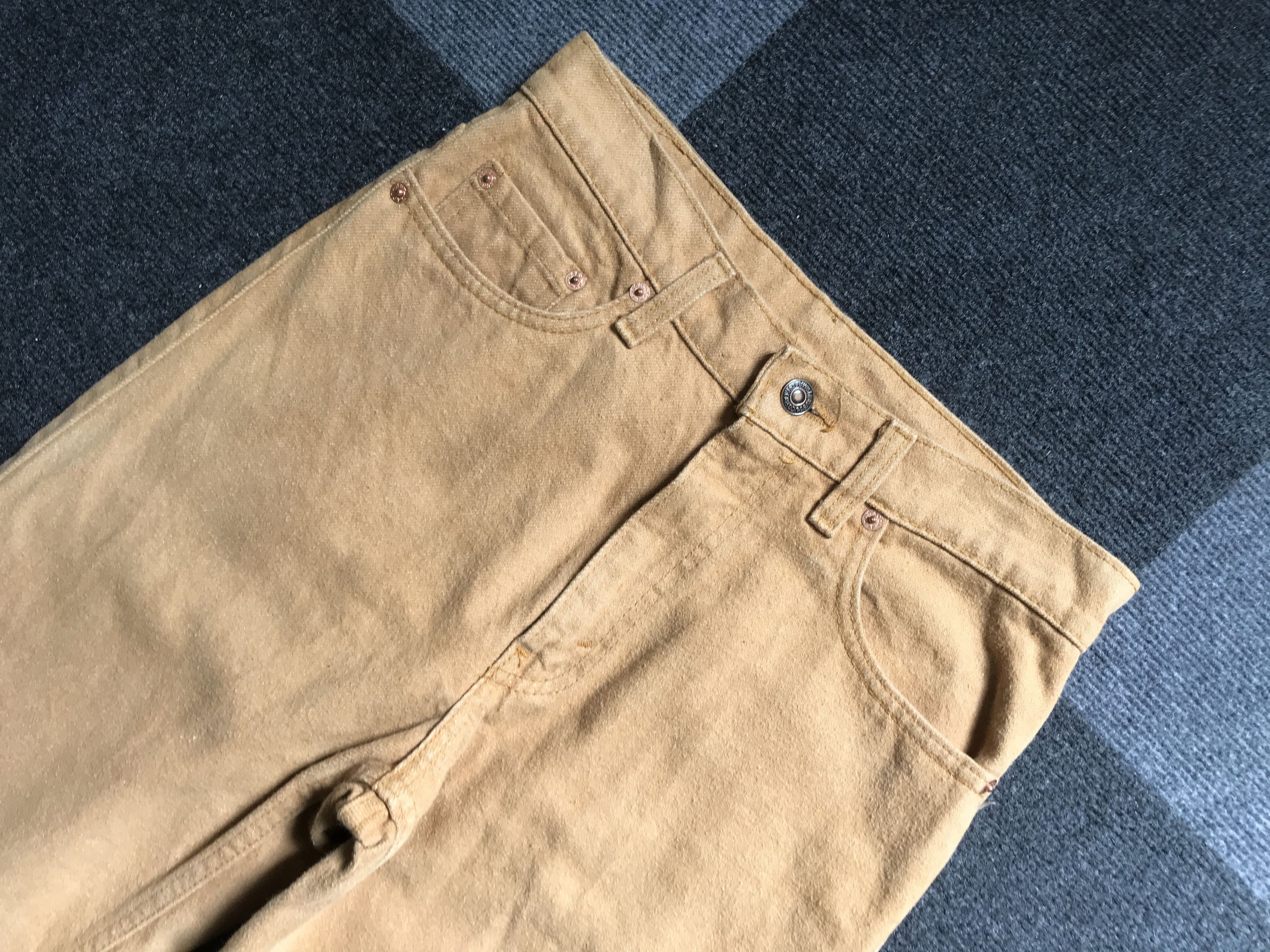 Levi's VLEV90 - Vtg 90s Levis 510 Khakis Jeans Size US 28 / EU 44 - 2 Thumbnail