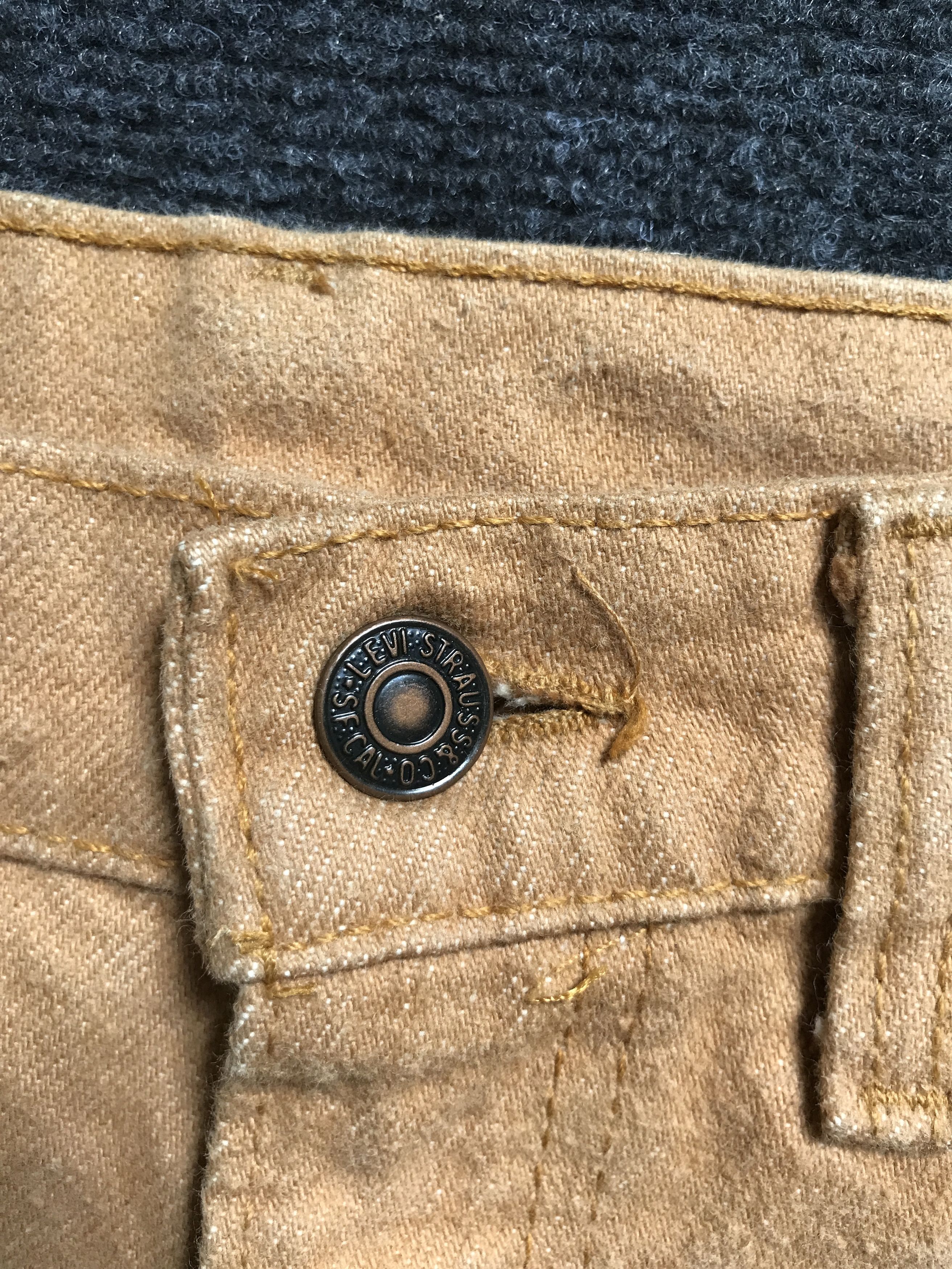 Levi's VLEV90 - Vtg 90s Levis 510 Khakis Jeans Size US 28 / EU 44 - 5 Thumbnail