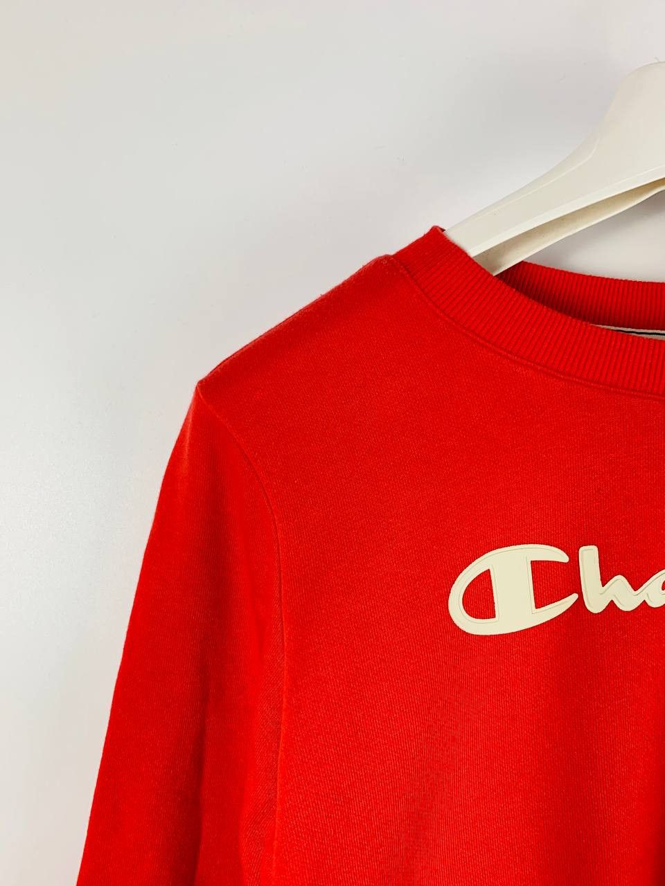 Champion Champion sweatshirt Big Logo cotton red M Size US M / EU 48-50 / 2 - 3 Thumbnail