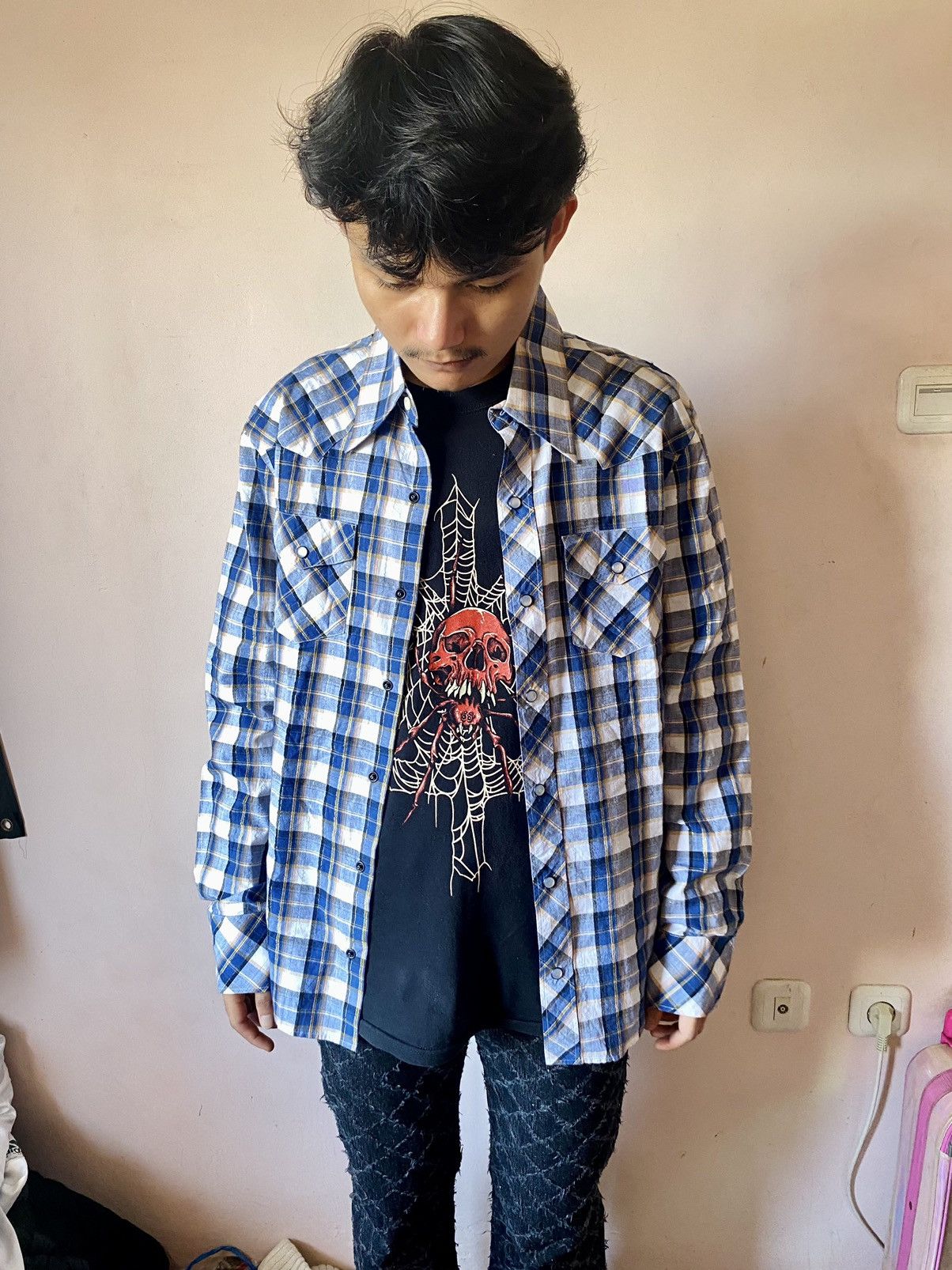 Number (N)ine AW05 “The High Streets” - Snap Button Western Shirt Size US M / EU 48-50 / 2 - 1 Thumbnail