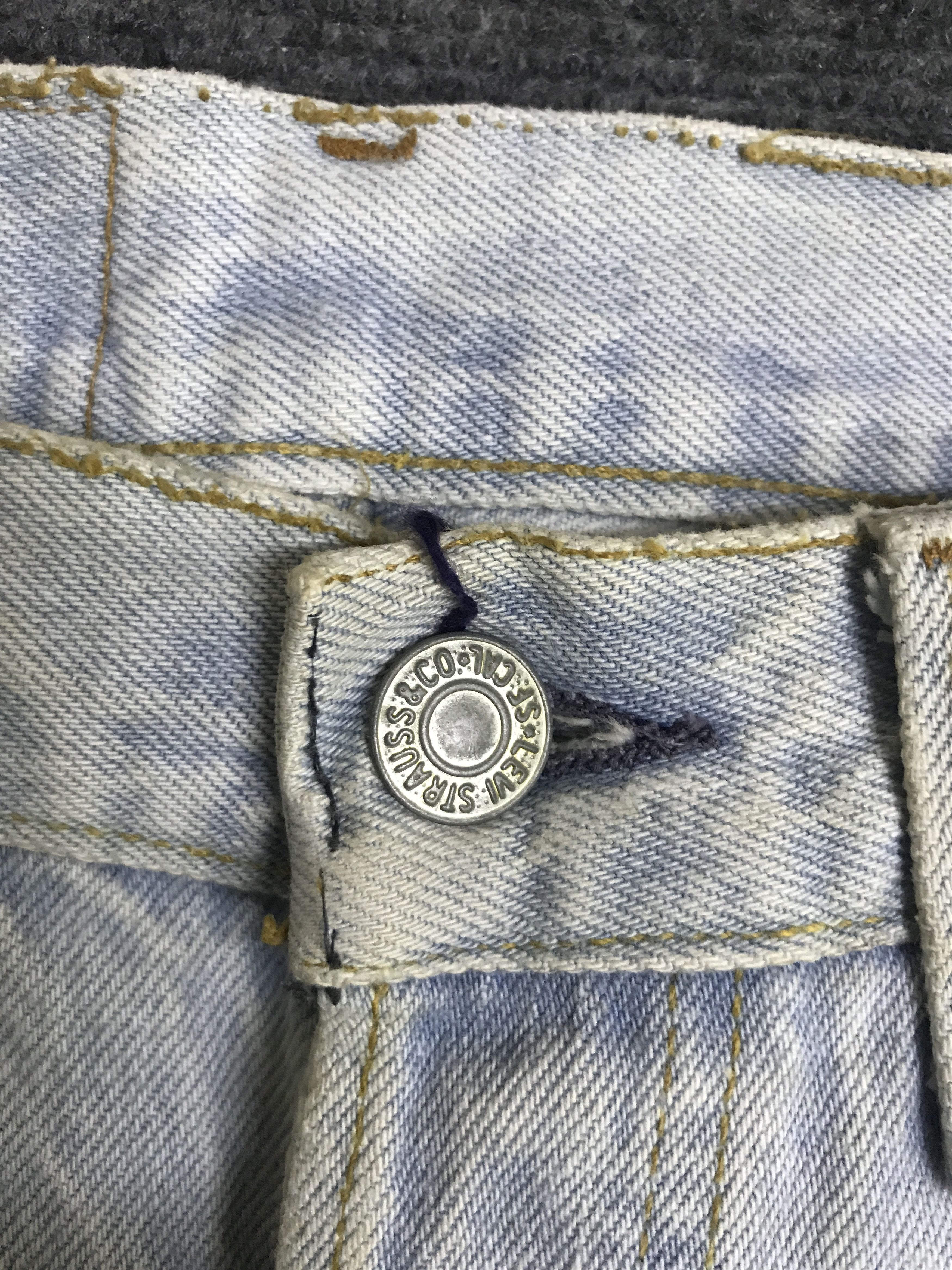 Levi's VL163- Vintage Levis 501 Light Wash Jeans Size US 29 - 5 Thumbnail