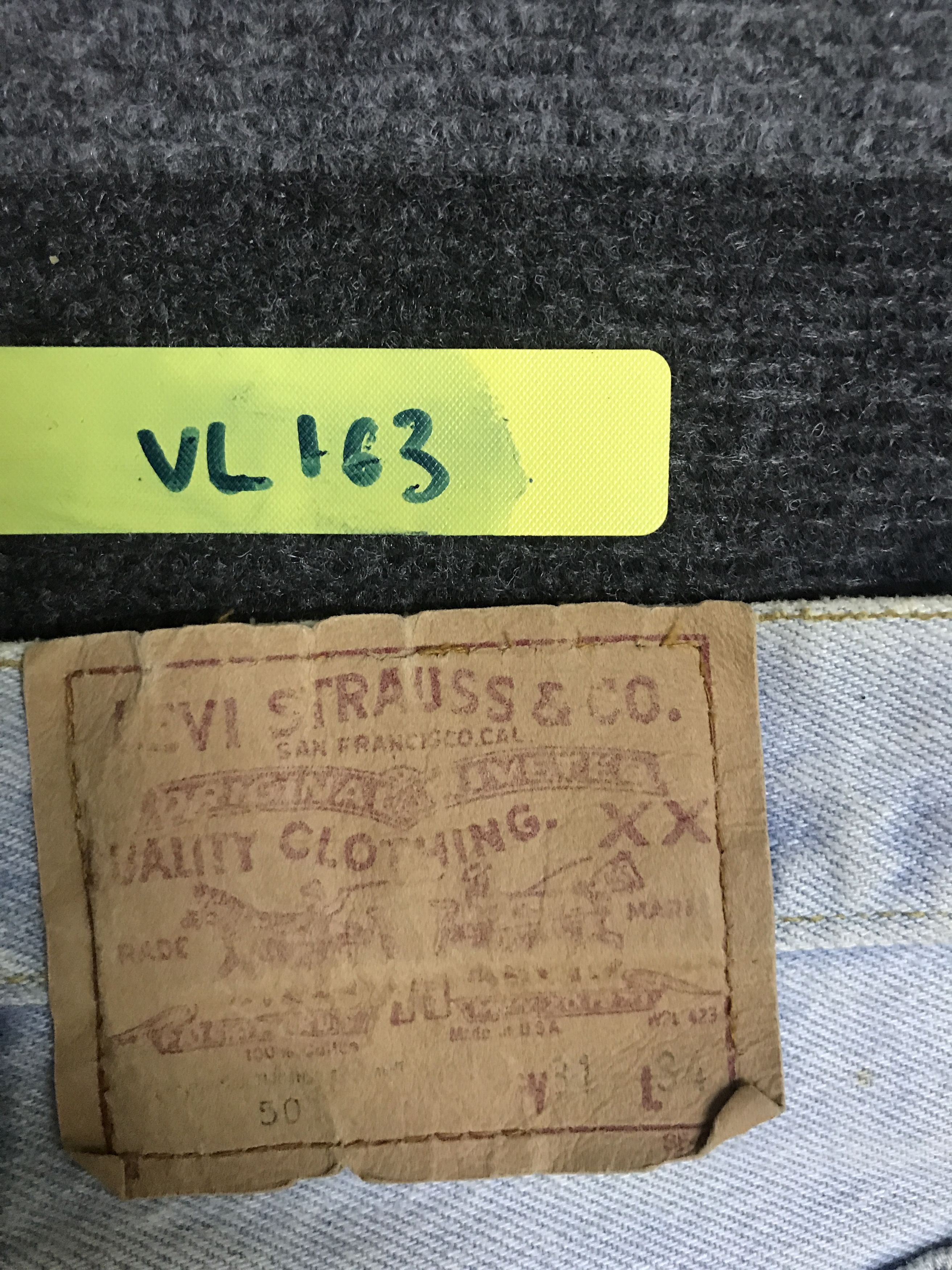 Levi's VL163- Vintage Levis 501 Light Wash Jeans Size US 29 - 12 Thumbnail