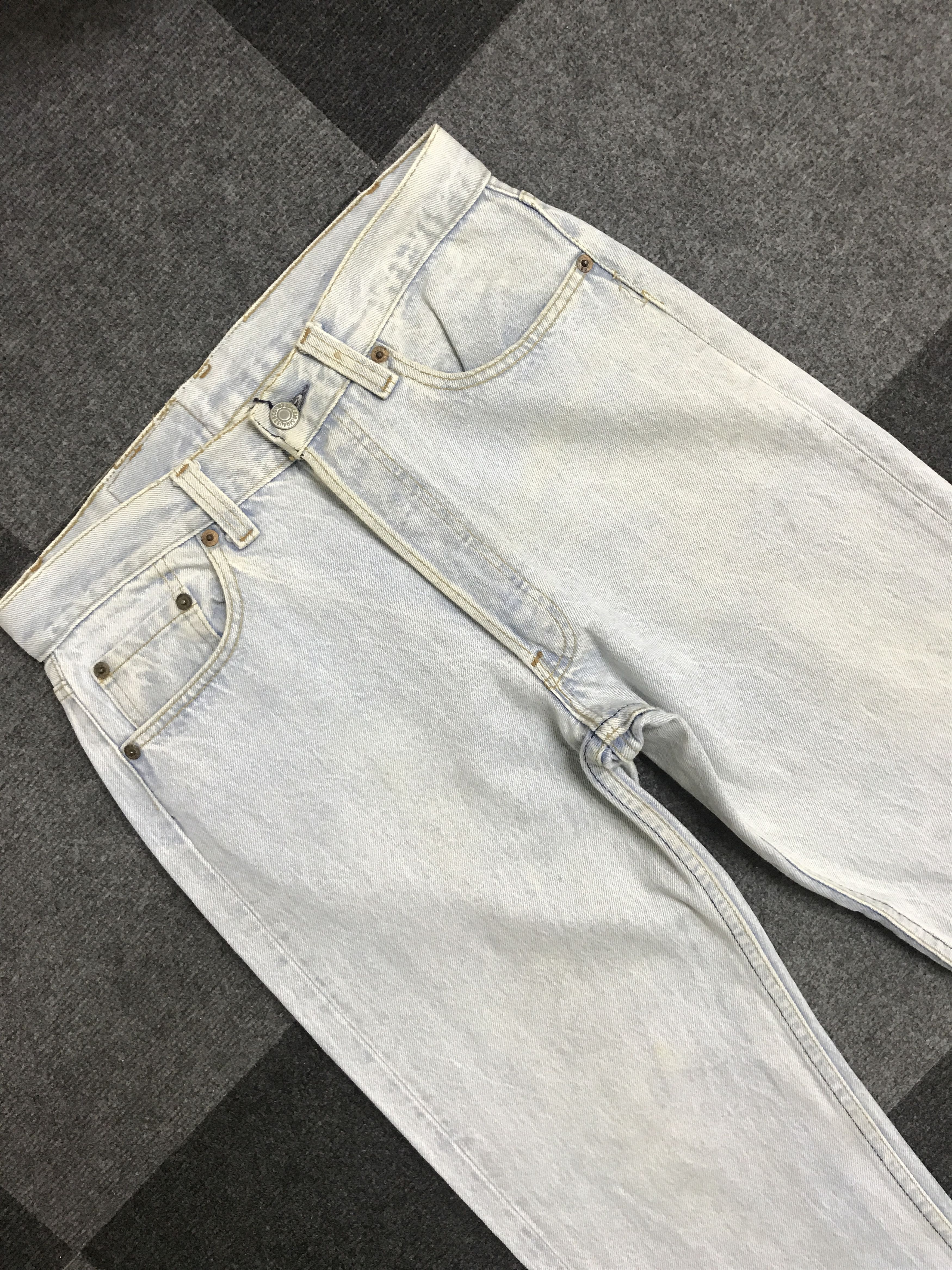 Levi's VL163- Vintage Levis 501 Light Wash Jeans Size US 29 - 2 Thumbnail