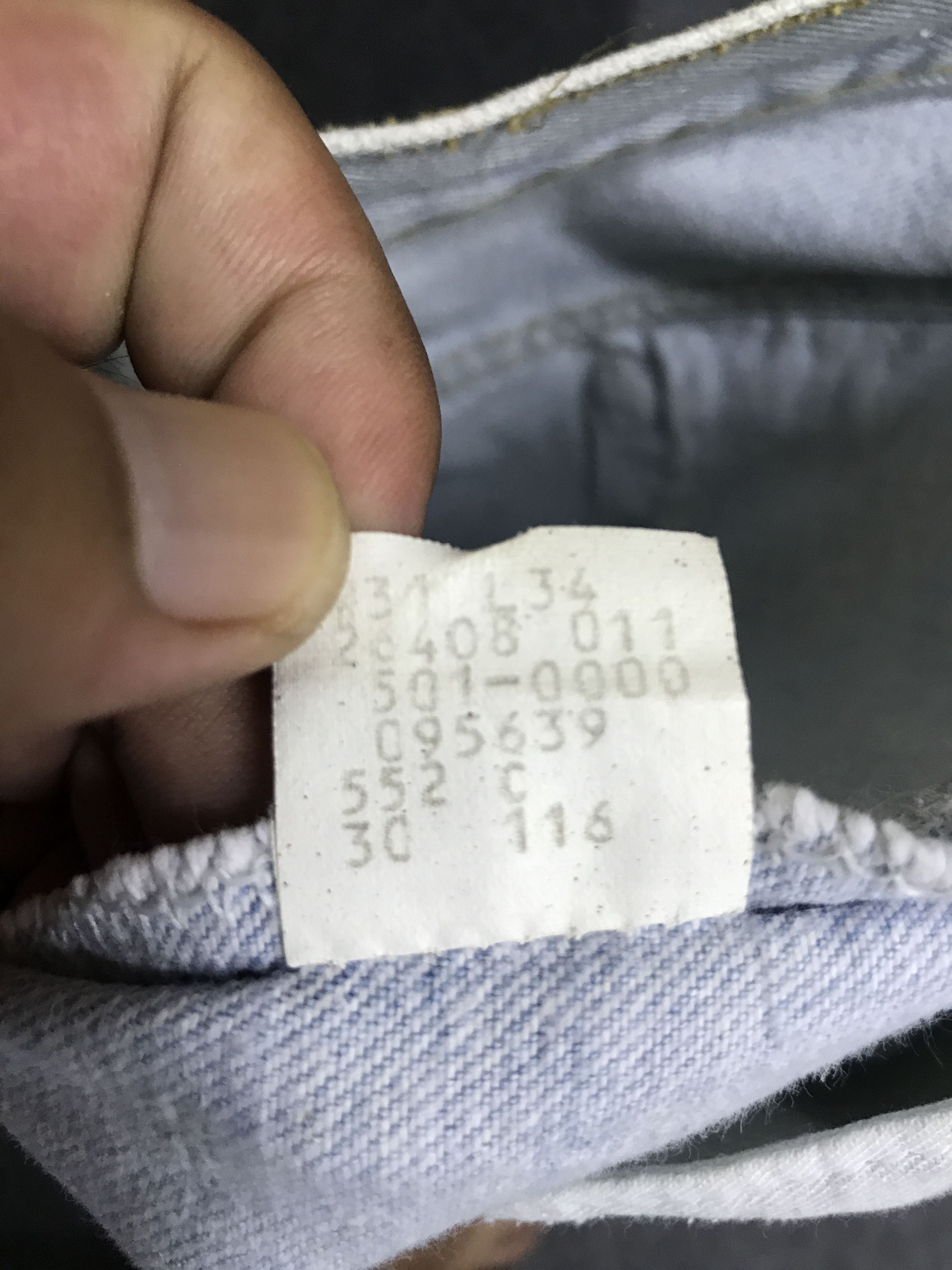 Levi's VL163- Vintage Levis 501 Light Wash Jeans Size US 29 - 14 Thumbnail