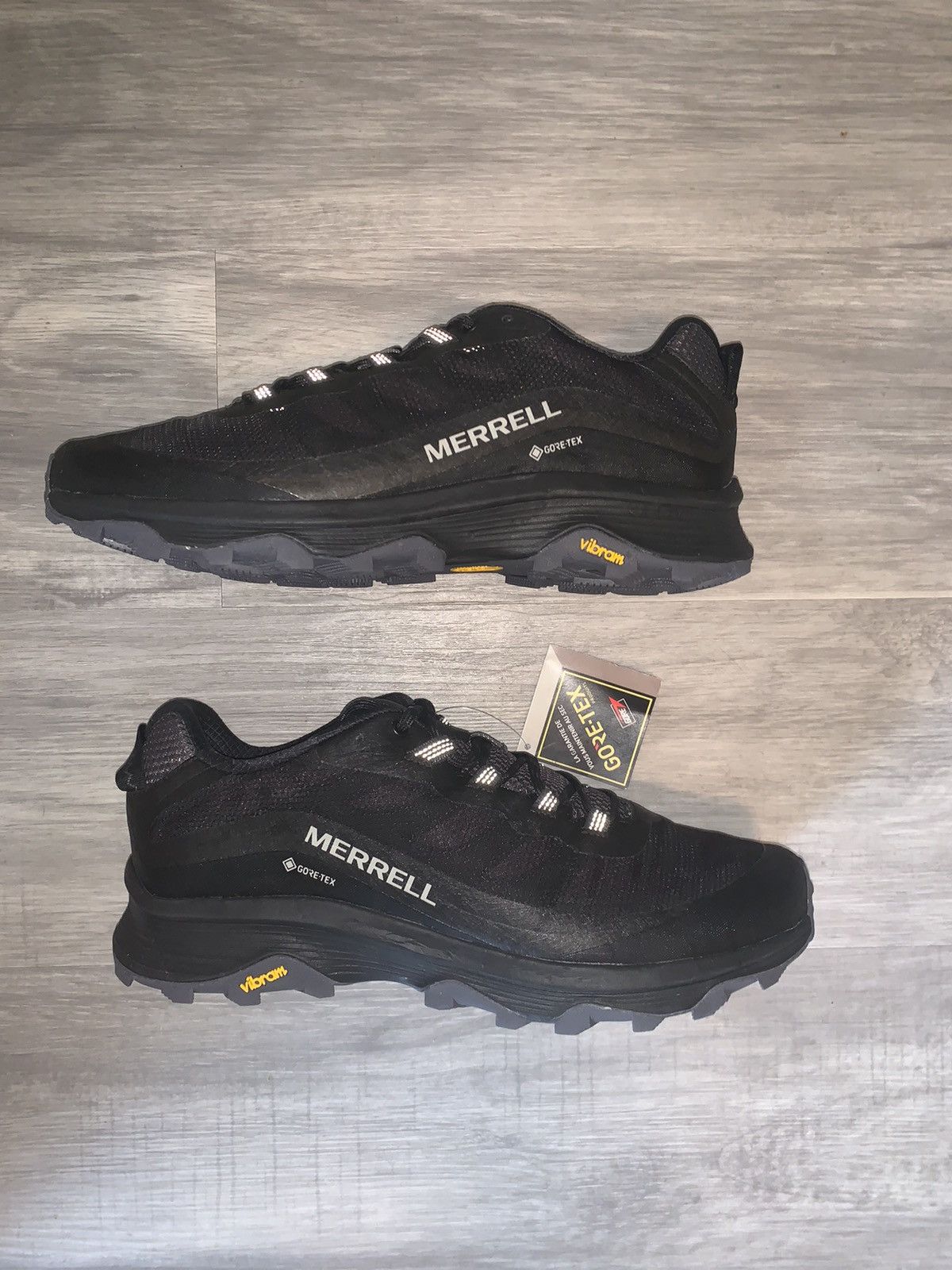 image of Goretex x Merrell Moab Speed Gtx Shoes in Black, Men's (Size 12)