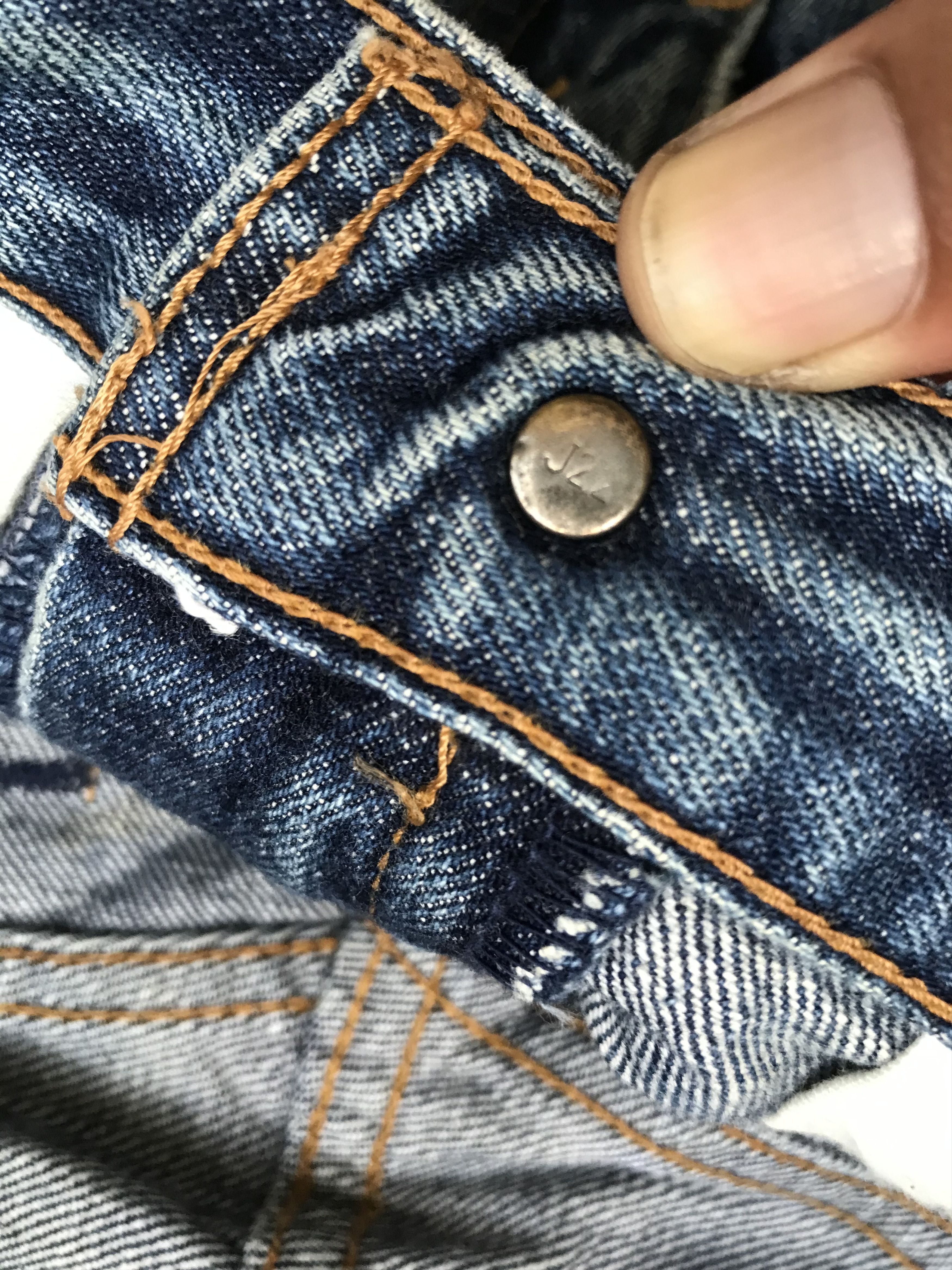 Levi's VLEV30 - LEVIS 502 BIG E Japan Denim Size US 29 - 9 Thumbnail