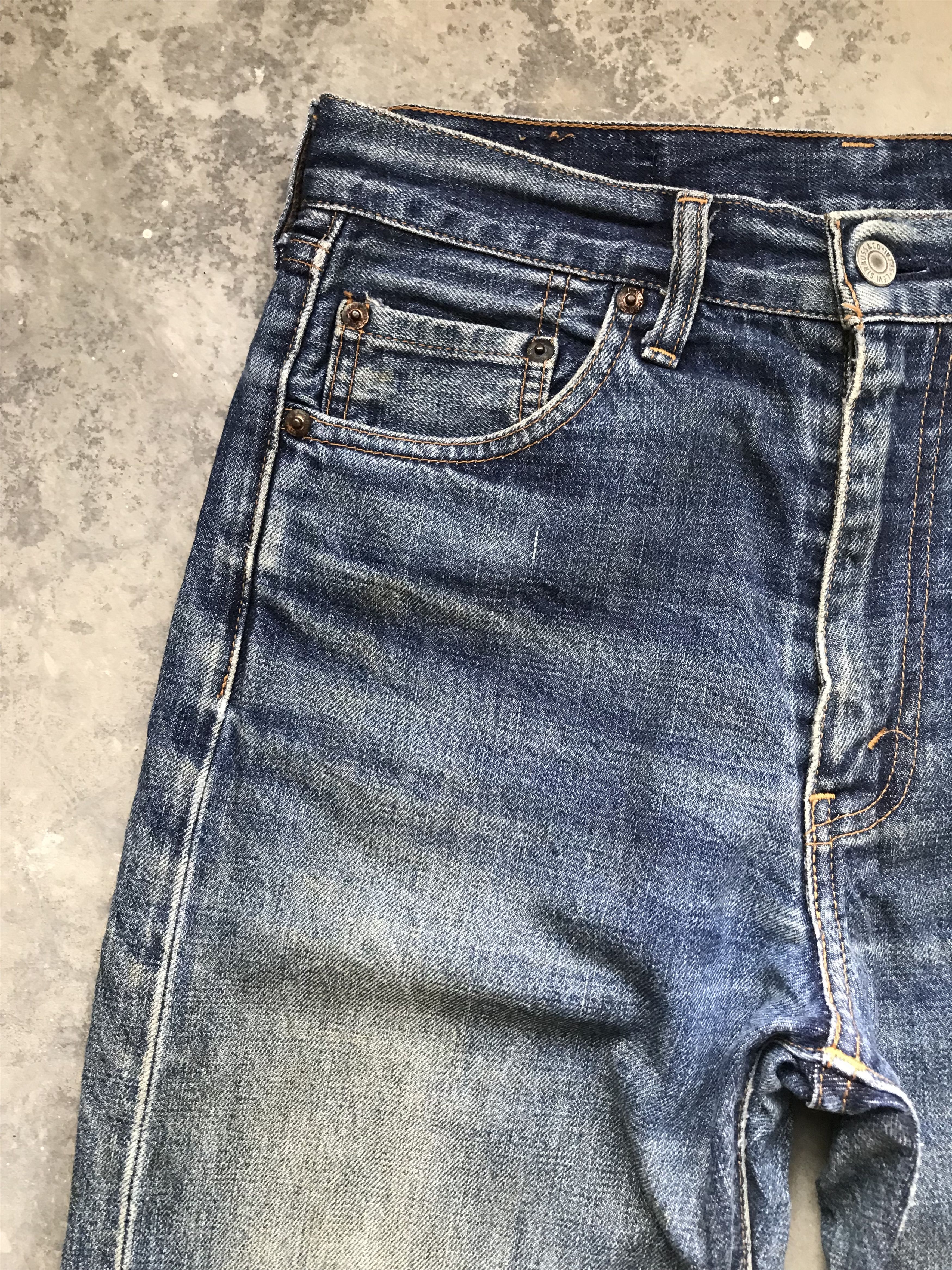 Levi's VLEV30 - LEVIS 502 BIG E Japan Denim Size US 29 - 7 Thumbnail