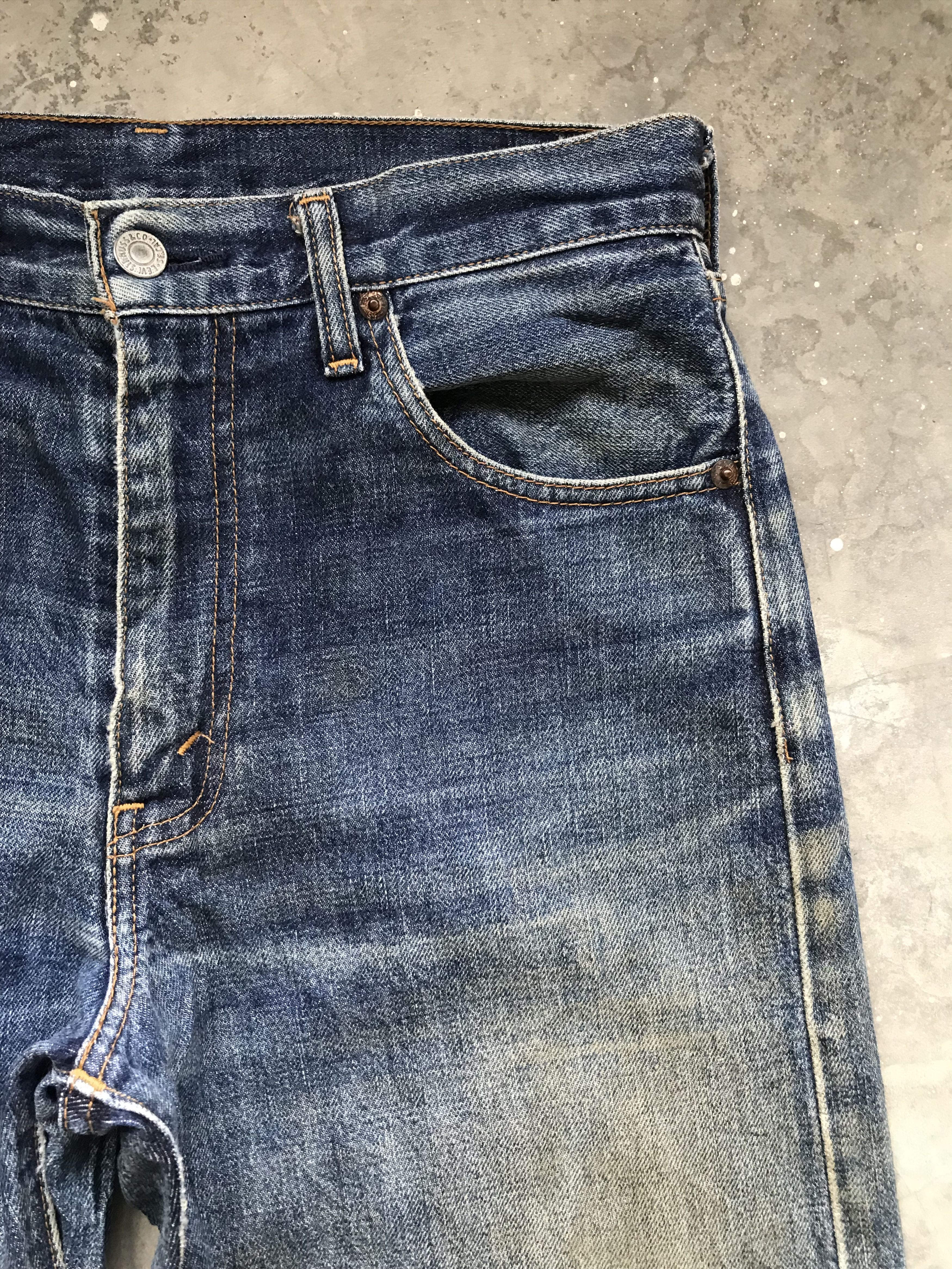 Levi's VLEV30 - LEVIS 502 BIG E Japan Denim Size US 29 - 6 Thumbnail
