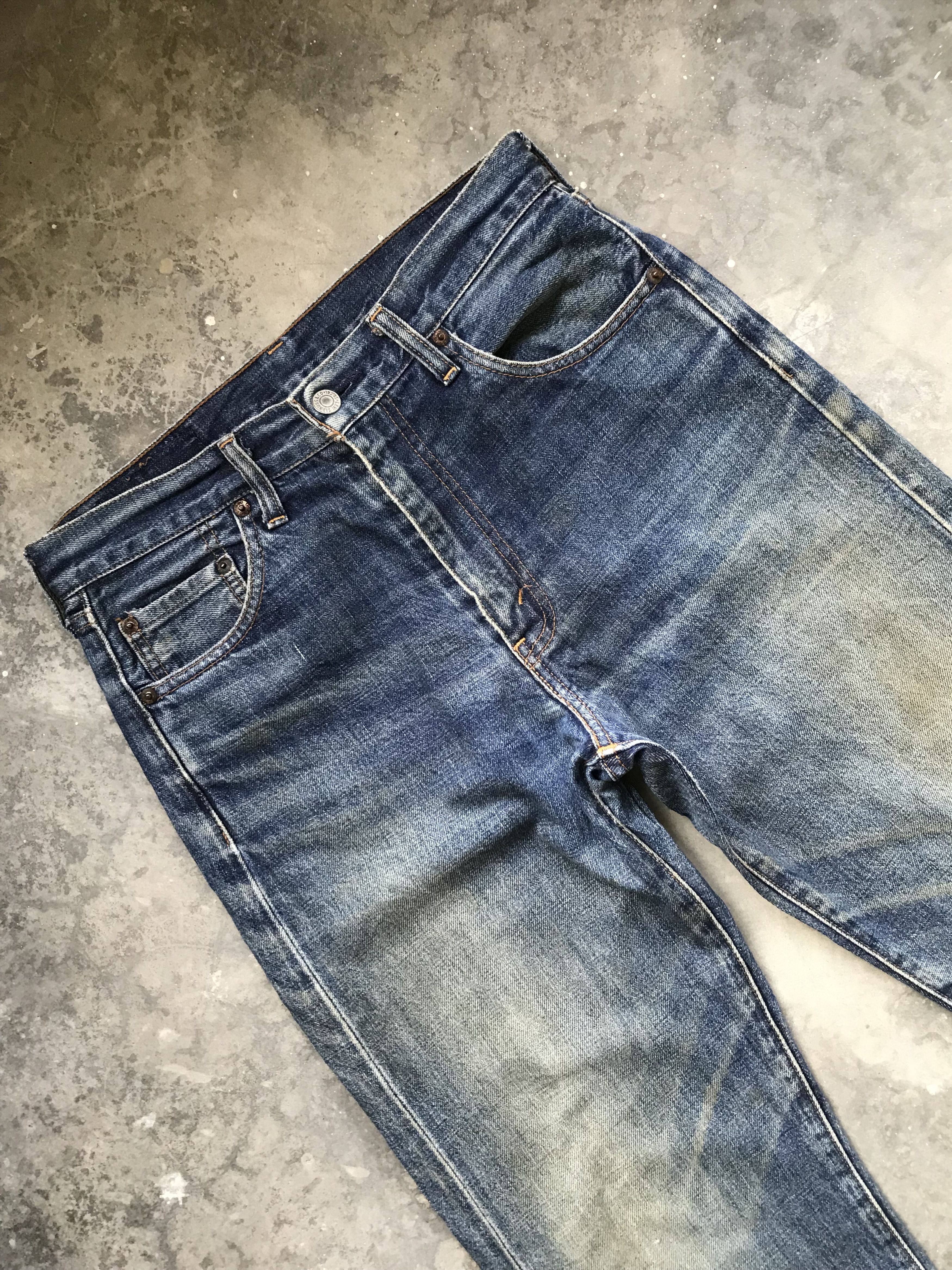 Levi's VLEV30 - LEVIS 502 BIG E Japan Denim Size US 29 - 2 Thumbnail