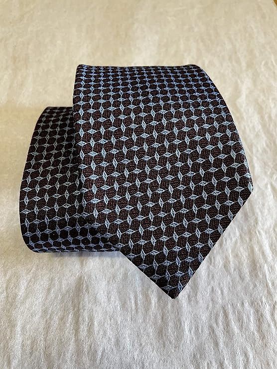 Ermenegildo Zegna Ermenegildo Zegna Men's Geometric Silk Tie Size ONE SIZE - 3 Thumbnail