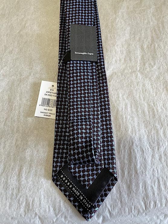 Ermenegildo Zegna Ermenegildo Zegna Men's Geometric Silk Tie Size ONE SIZE - 2 Thumbnail