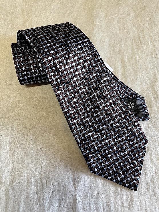 Ermenegildo Zegna Ermenegildo Zegna Men's Geometric Silk Tie Size ONE SIZE - 4 Thumbnail