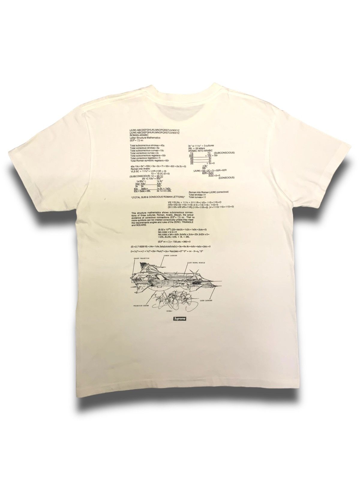 Supreme Supreme Rammellzee White T-shirt Size US M / EU 48-50 / 2 - 6 Thumbnail