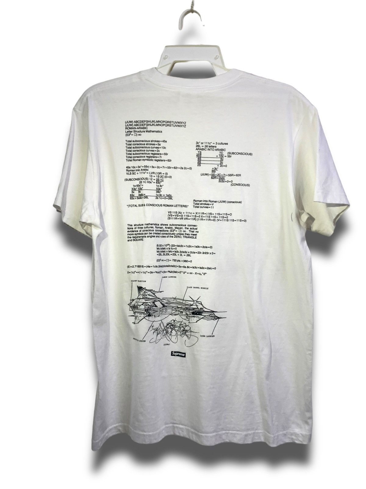 Supreme Supreme Rammellzee White T-shirt Size US M / EU 48-50 / 2 - 5 Thumbnail