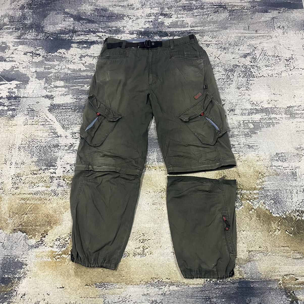 Japanese Brand × Vintage × Voodoo Tactical Vintage Japanese Raton Laveur Drawstring Cargo Pants Size US 35 - 1 Thumbnail