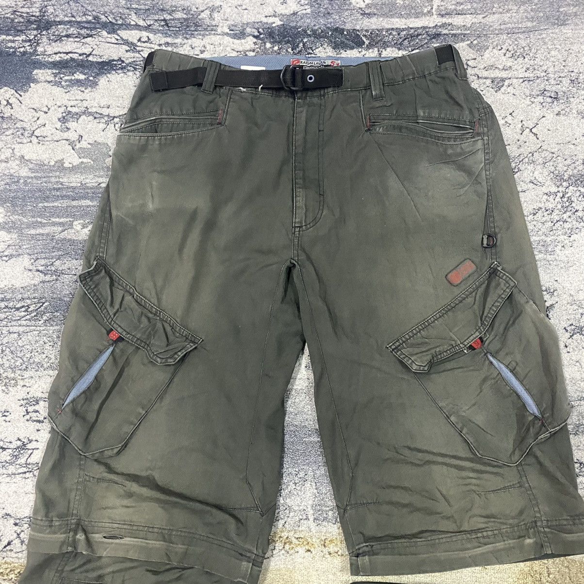 Japanese Brand × Vintage × Voodoo Tactical Vintage Japanese Raton Laveur Drawstring Cargo Pants Size US 35 - 3 Thumbnail