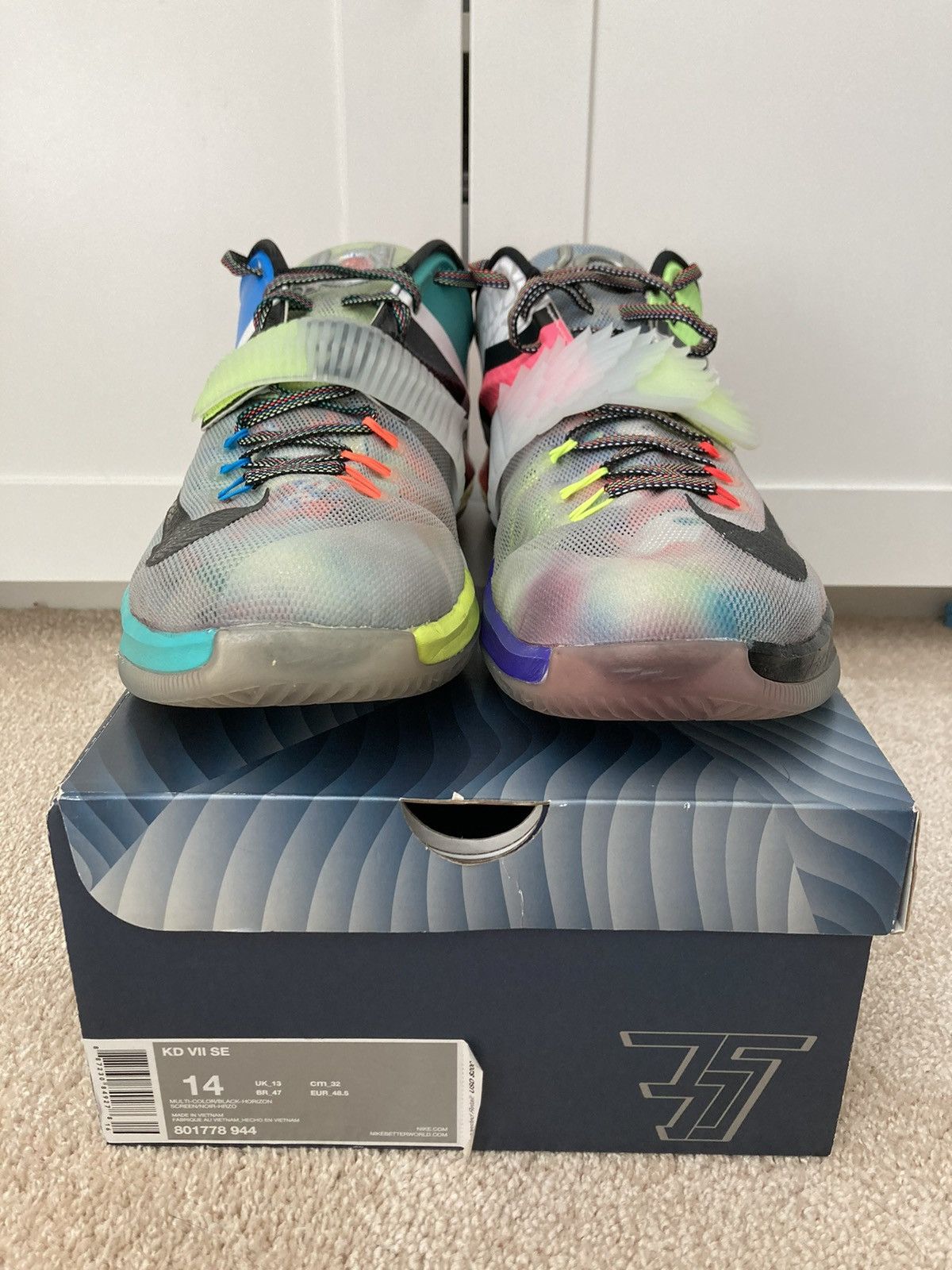 Vintage Nike KD 7 What the KD Size US 14 / EU 47 - 1 Thumbnail