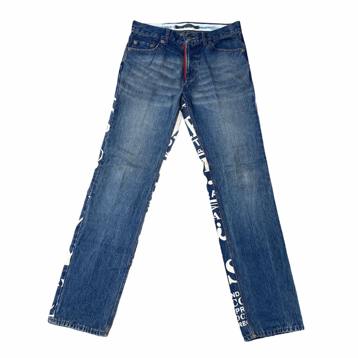 Japanese Brand × PPFM PPFM MEXICO Printed Denim Jeans Size US 33 - 2 Thumbnail