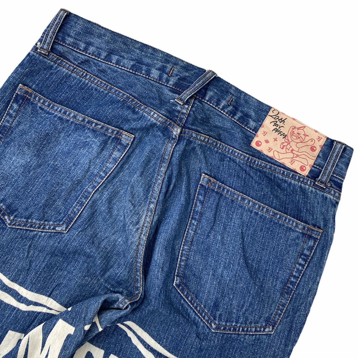 Japanese Brand × PPFM PPFM MEXICO Printed Denim Jeans Size US 33 - 6 Thumbnail