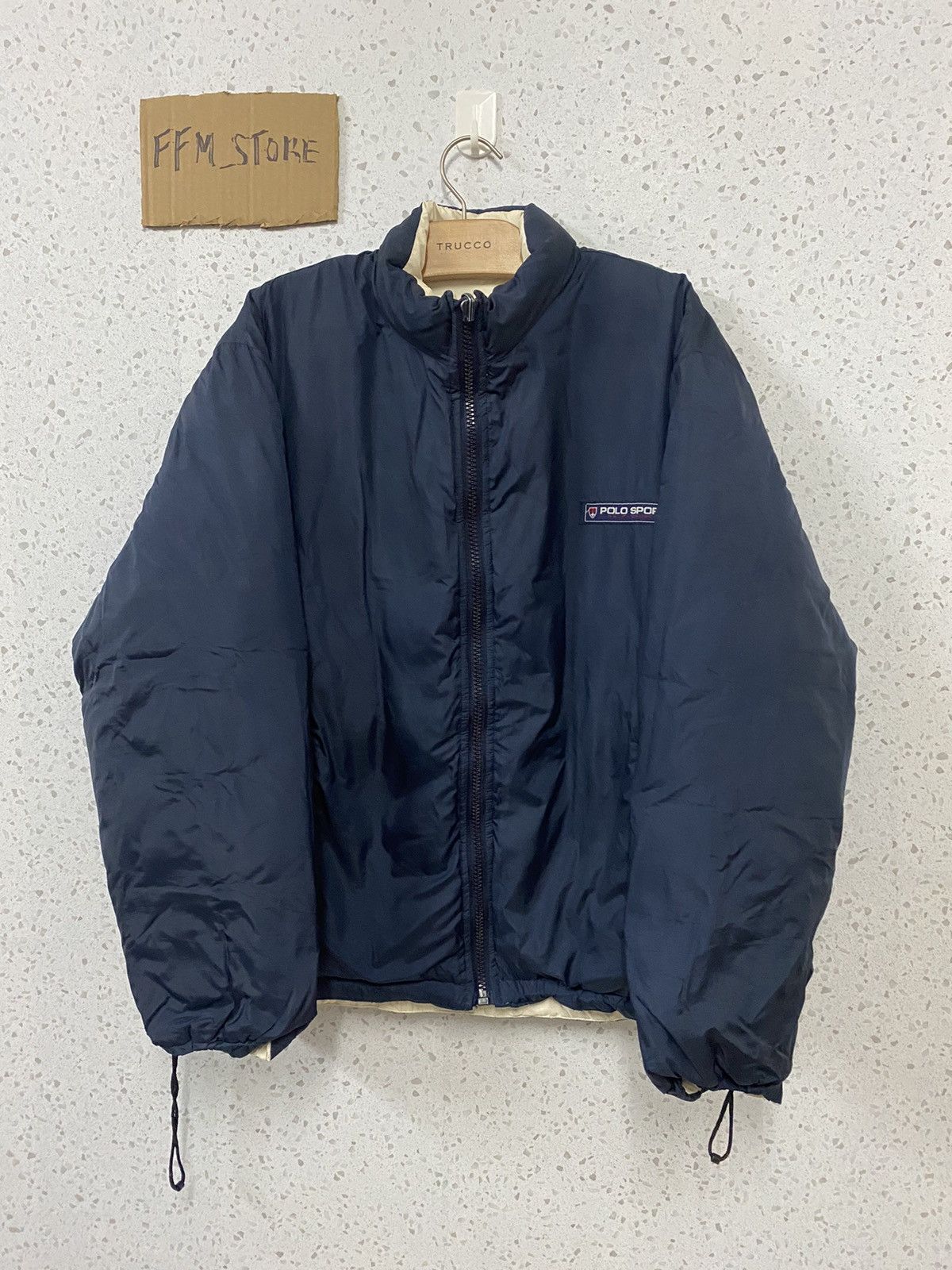 Vintage Polo Sport Ralph Lauren Reversible Puffer Jacket