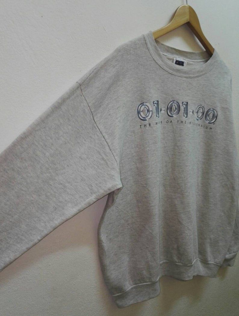 Vintage The Mark Of The Millennium Sweatshirt Sportswear Big Logo Size US XL / EU 56 / 4 - 3 Thumbnail
